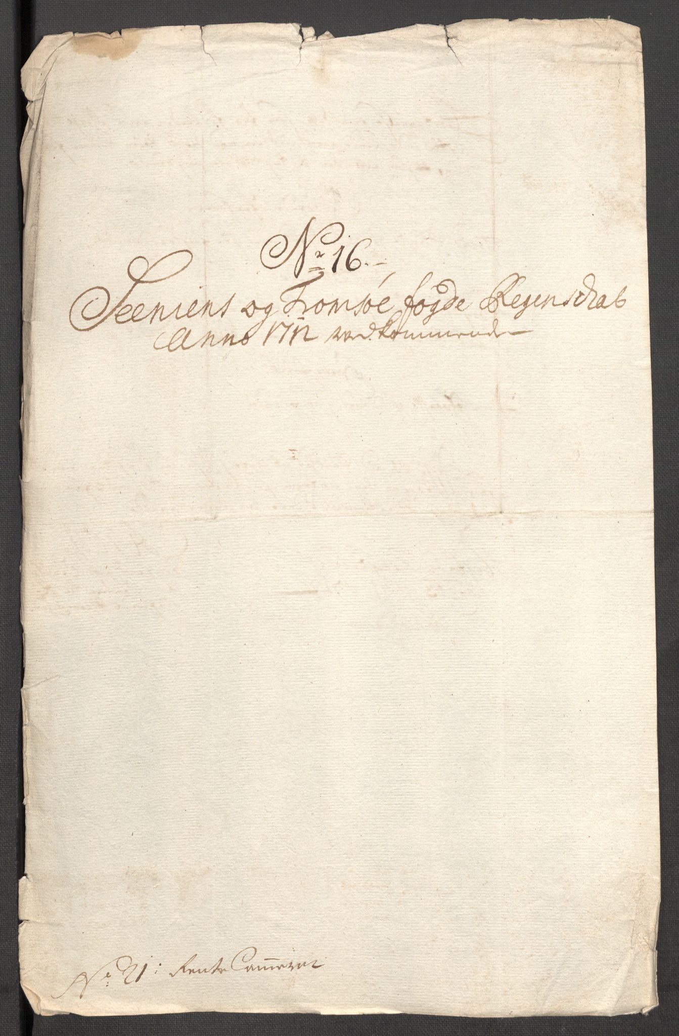 Rentekammeret inntil 1814, Reviderte regnskaper, Fogderegnskap, AV/RA-EA-4092/R68/L4758: Fogderegnskap Senja og Troms, 1711-1712, p. 393