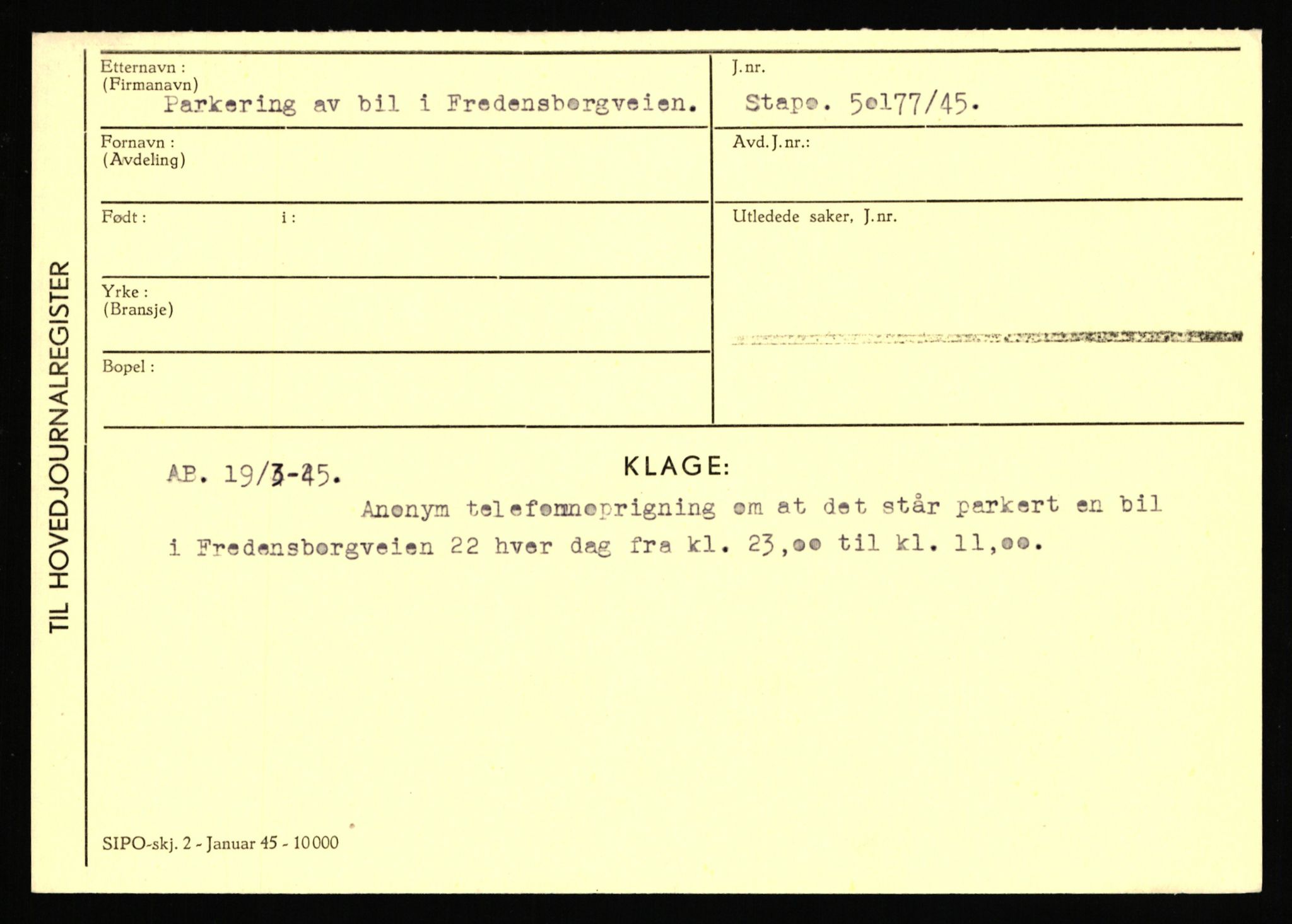 Statspolitiet - Hovedkontoret / Osloavdelingen, AV/RA-S-1329/C/Ca/L0012: Oanæs - Quistgaard	, 1943-1945, p. 2922