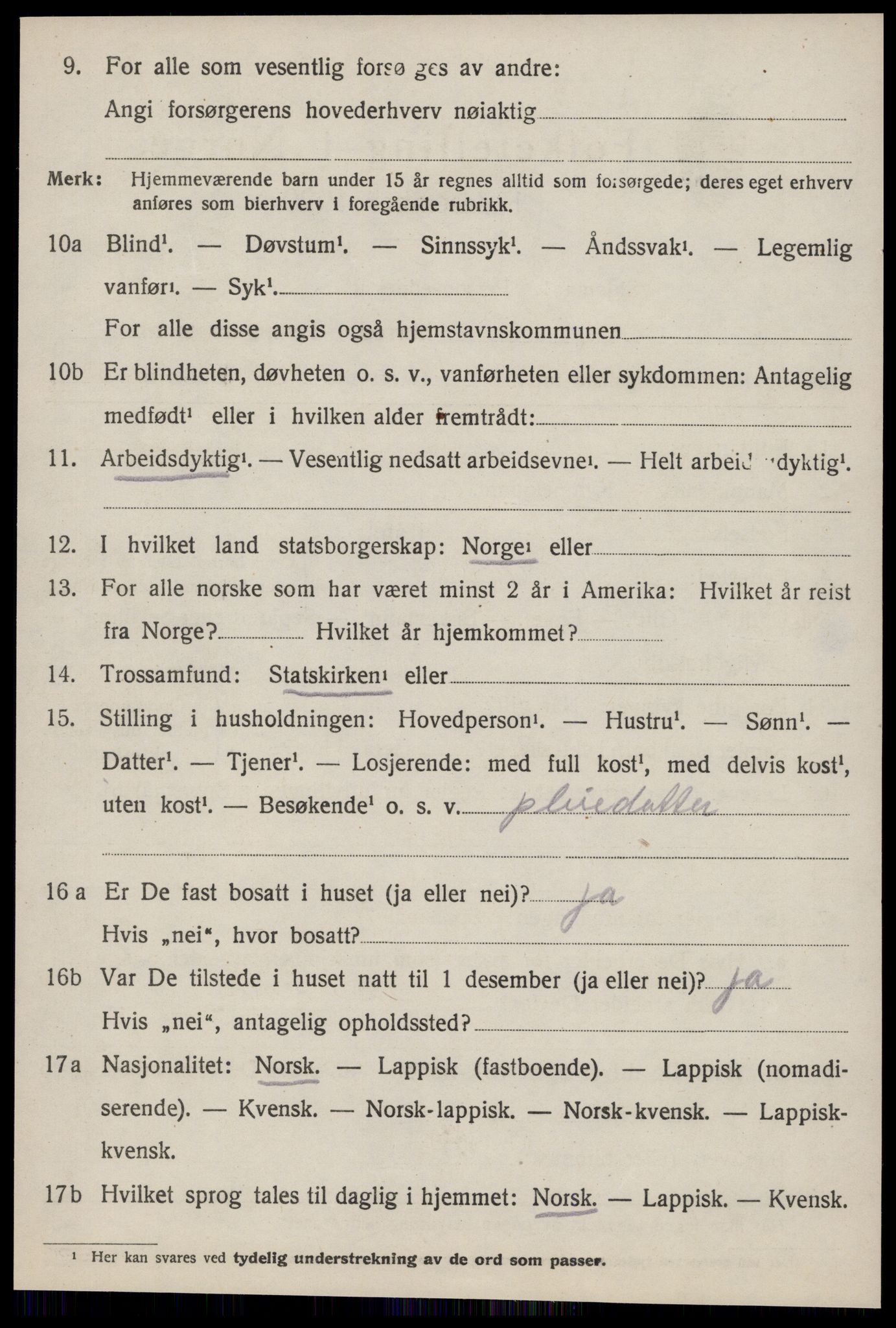 SAT, 1920 census for Meldal, 1920, p. 11338