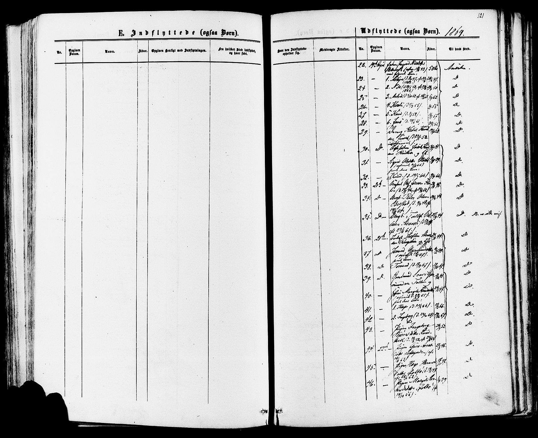 Mo kirkebøker, SAKO/A-286/F/Fa/L0006: Parish register (official) no. I 6, 1865-1885, p. 321