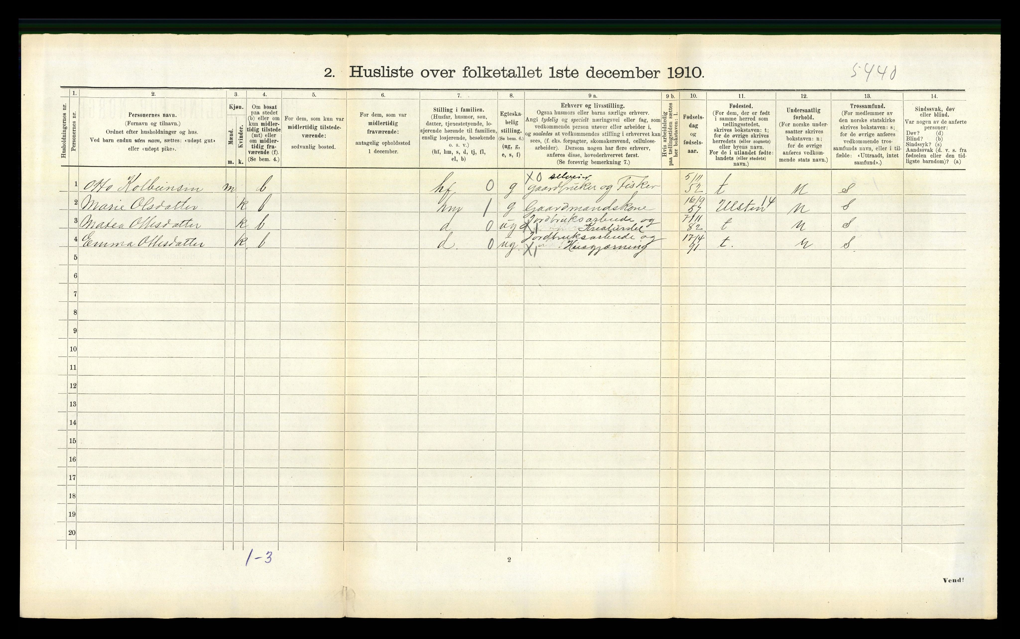 RA, 1910 census for Herøy, 1910, p. 1247