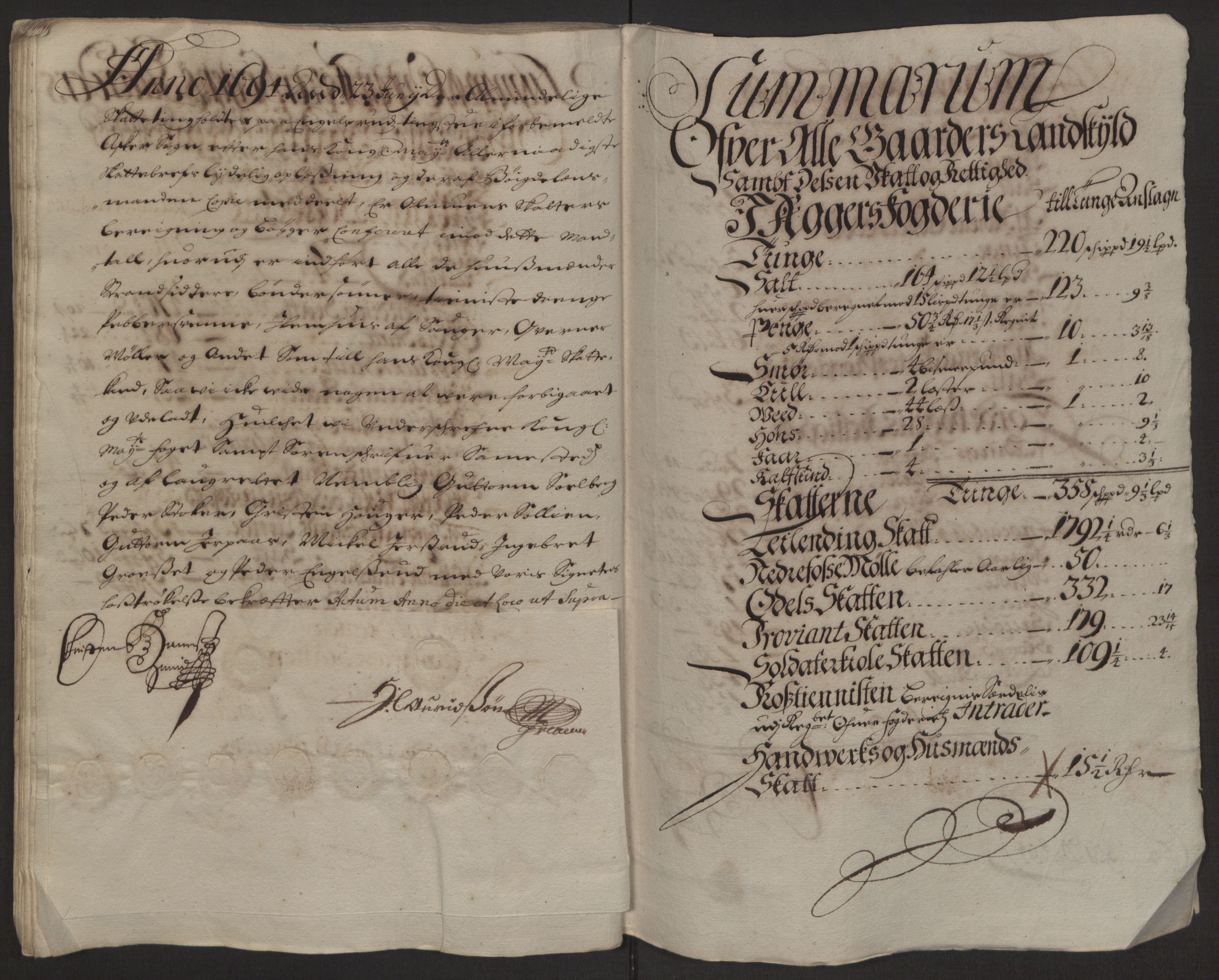 Rentekammeret inntil 1814, Reviderte regnskaper, Fogderegnskap, AV/RA-EA-4092/R10/L0438: Fogderegnskap Aker og Follo, 1694, p. 64