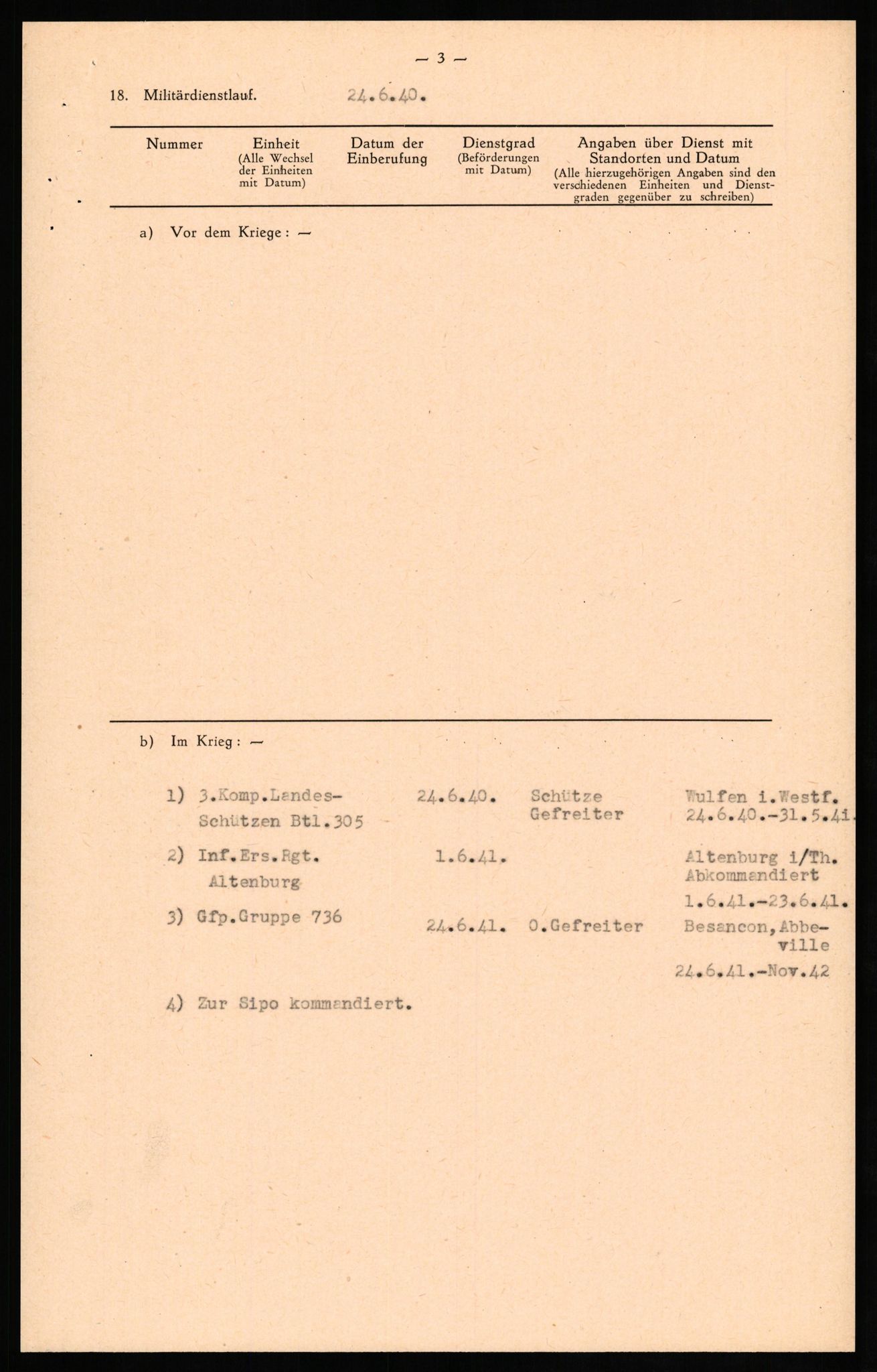 Forsvaret, Forsvarets overkommando II, AV/RA-RAFA-3915/D/Db/L0024: CI Questionaires. Tyske okkupasjonsstyrker i Norge. Tyskere., 1945-1946, p. 140