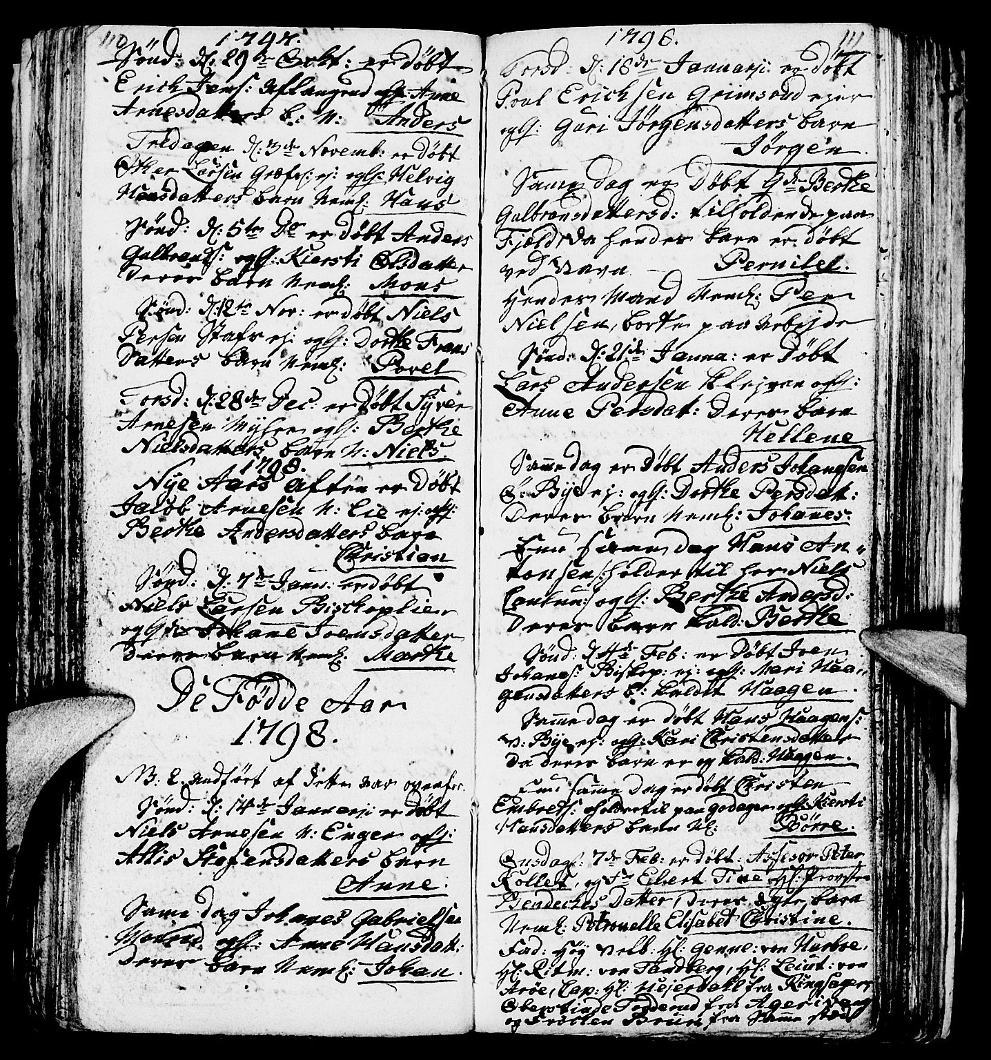 Nes prestekontor, Hedmark, AV/SAH-PREST-020/L/La/L0002: Parish register (copy) no. 2, 1785-1813, p. 110-111