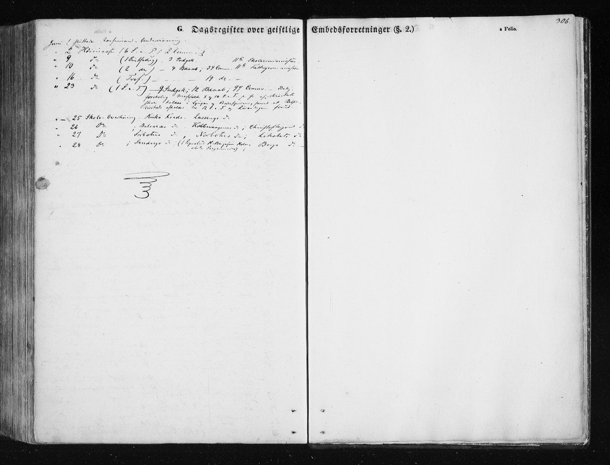 Tromsøysund sokneprestkontor, SATØ/S-1304/G/Ga/L0001kirke: Parish register (official) no. 1, 1856-1867, p. 306