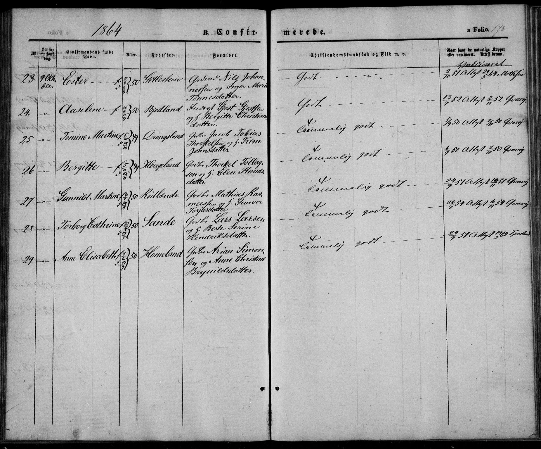 Lyngdal sokneprestkontor, SAK/1111-0029/F/Fa/Fac/L0009: Parish register (official) no. A 9, 1852-1864, p. 178