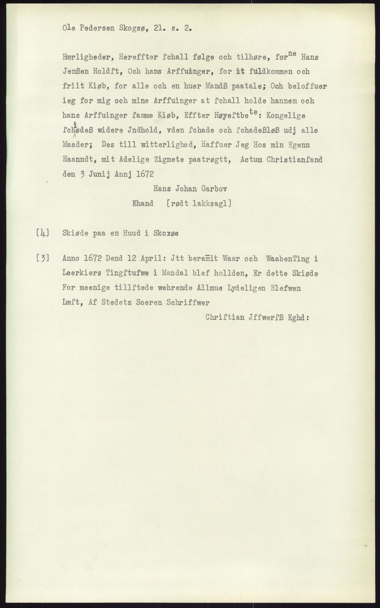 Samlinger til kildeutgivelse, Diplomavskriftsamlingen, RA/EA-4053/H/Ha, p. 2891