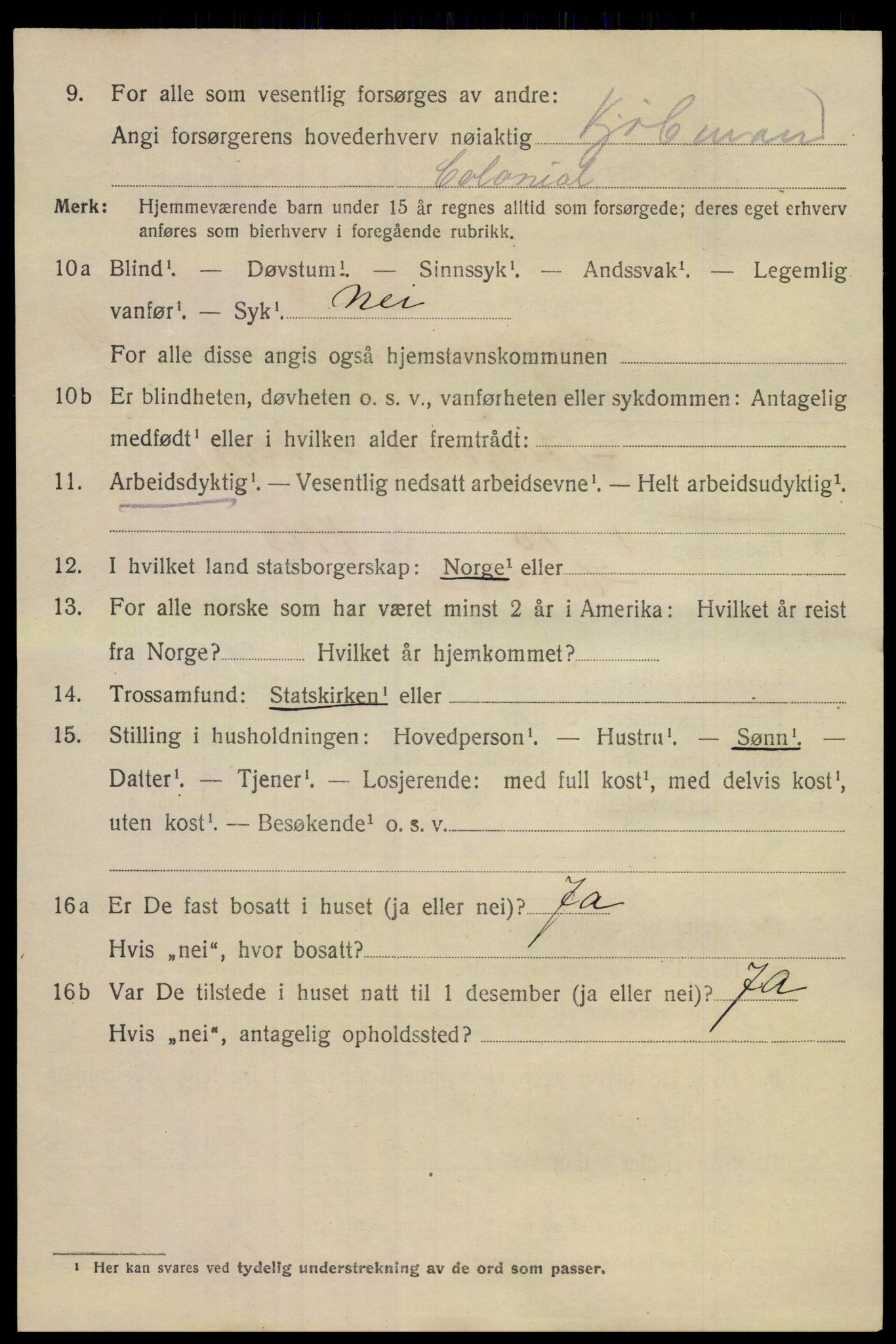 SAKO, 1920 census for Horten, 1920, p. 16280