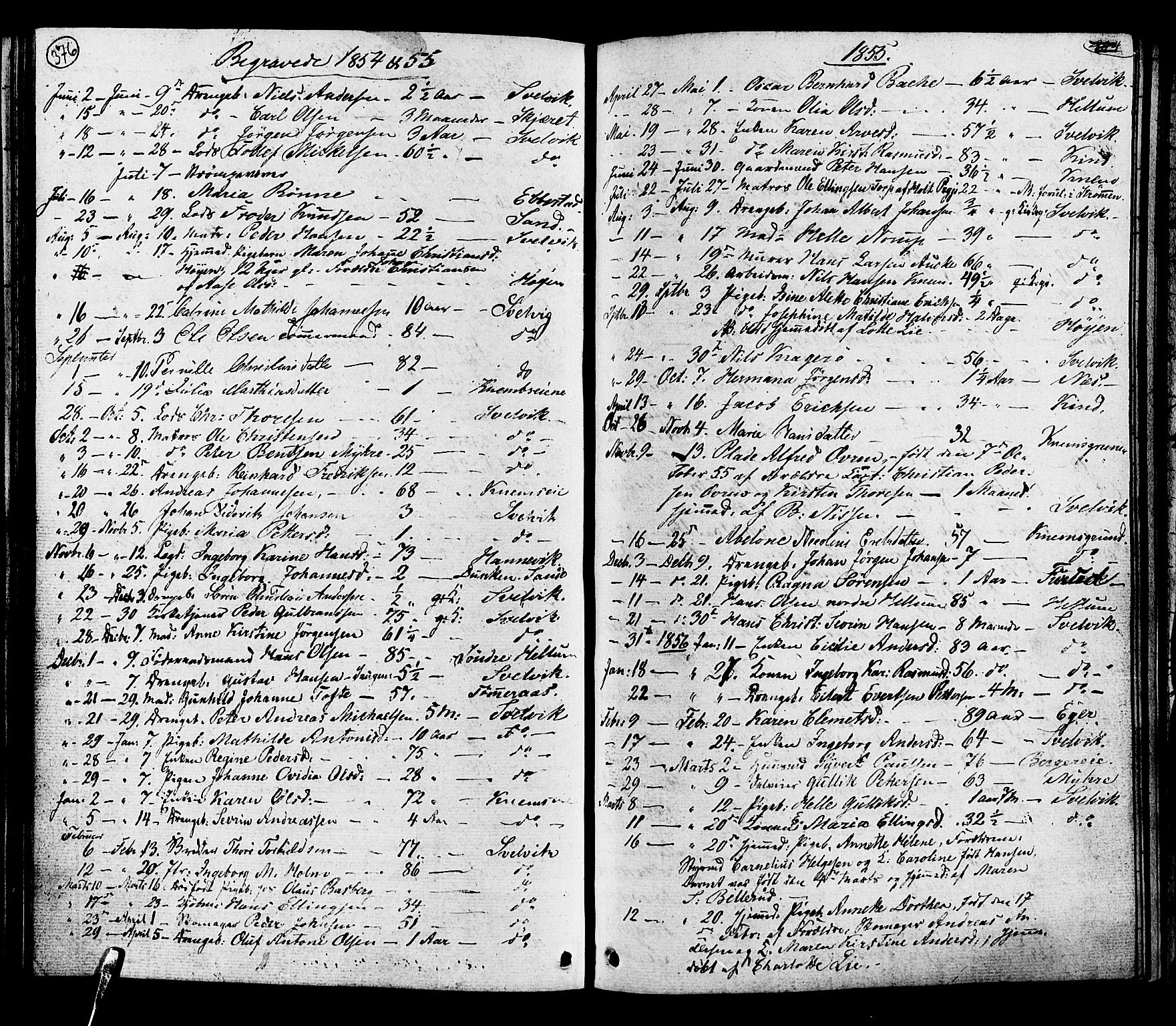 Hurum kirkebøker, SAKO/A-229/G/Ga/L0002: Parish register (copy) no. I 2, 1827-1857, p. 376