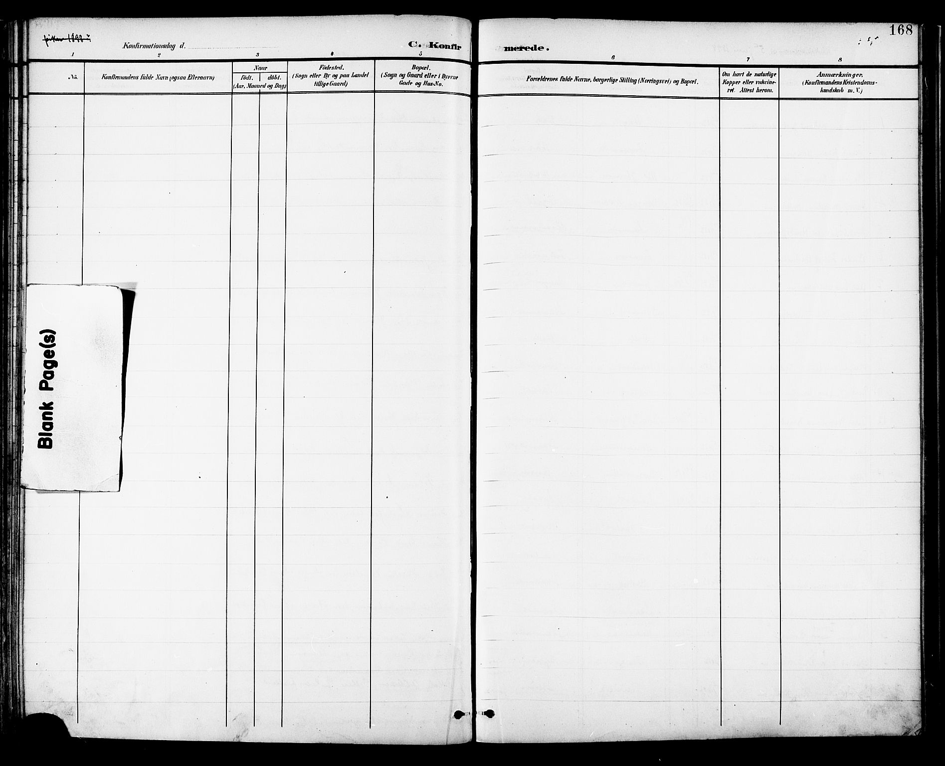 Ministerialprotokoller, klokkerbøker og fødselsregistre - Nordland, AV/SAT-A-1459/882/L1179: Parish register (official) no. 882A01, 1886-1898, p. 168