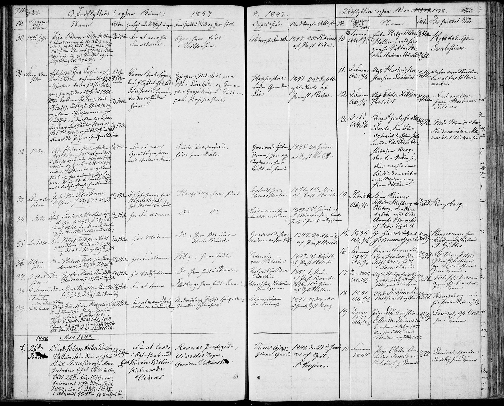 Sandsvær kirkebøker, AV/SAKO-A-244/F/Fa/L0005: Parish register (official) no. I 5, 1840-1856, p. 622-623