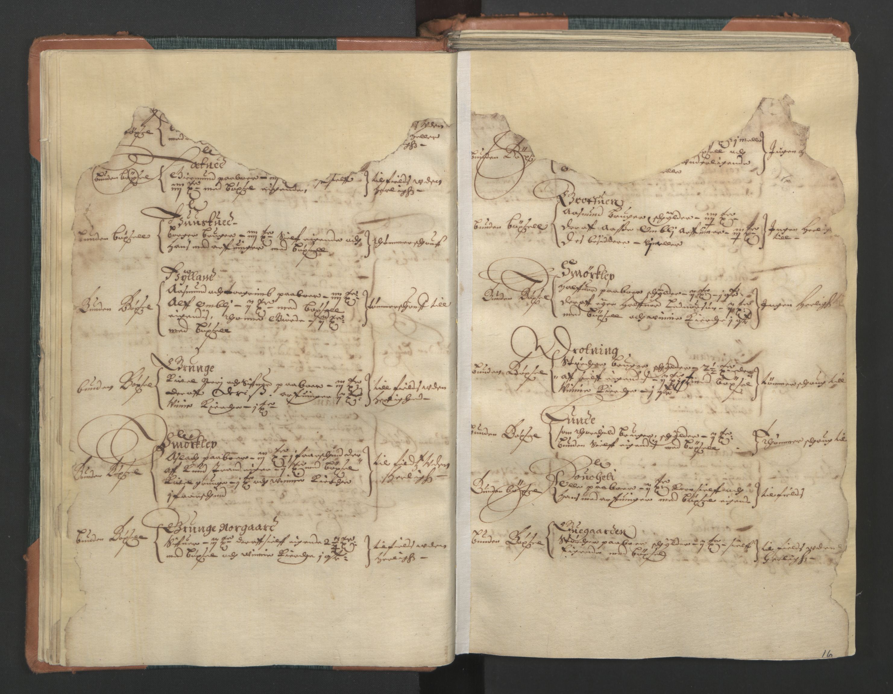 Rentekammeret inntil 1814, Realistisk ordnet avdeling, AV/RA-EA-4070/L/L0017: Skien lagdømme. Alminnelig jordebok for Telemark, Bamble og Numedal, 1661, p. 15b-16a