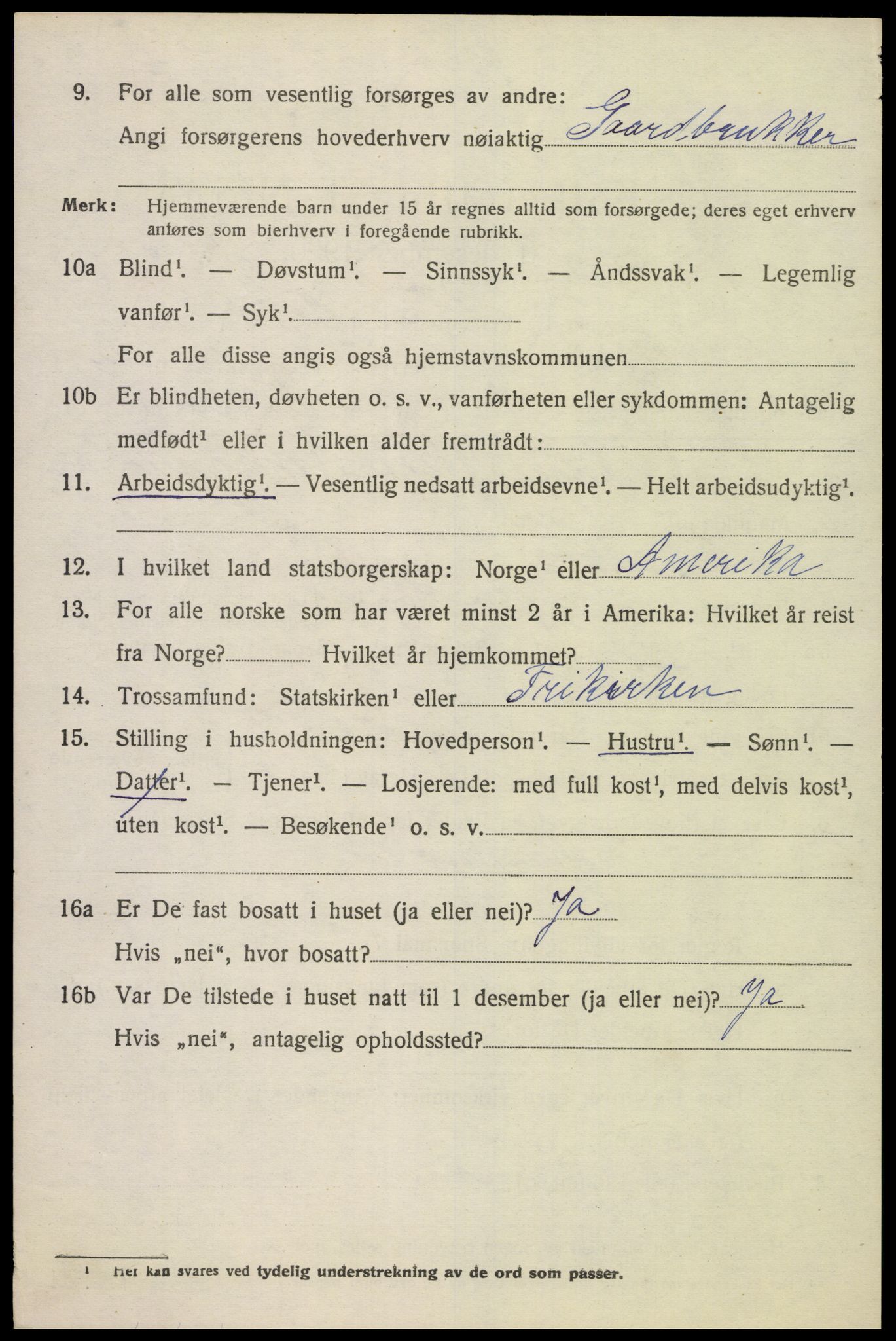 SAK, 1920 census for Søgne, 1920, p. 1528
