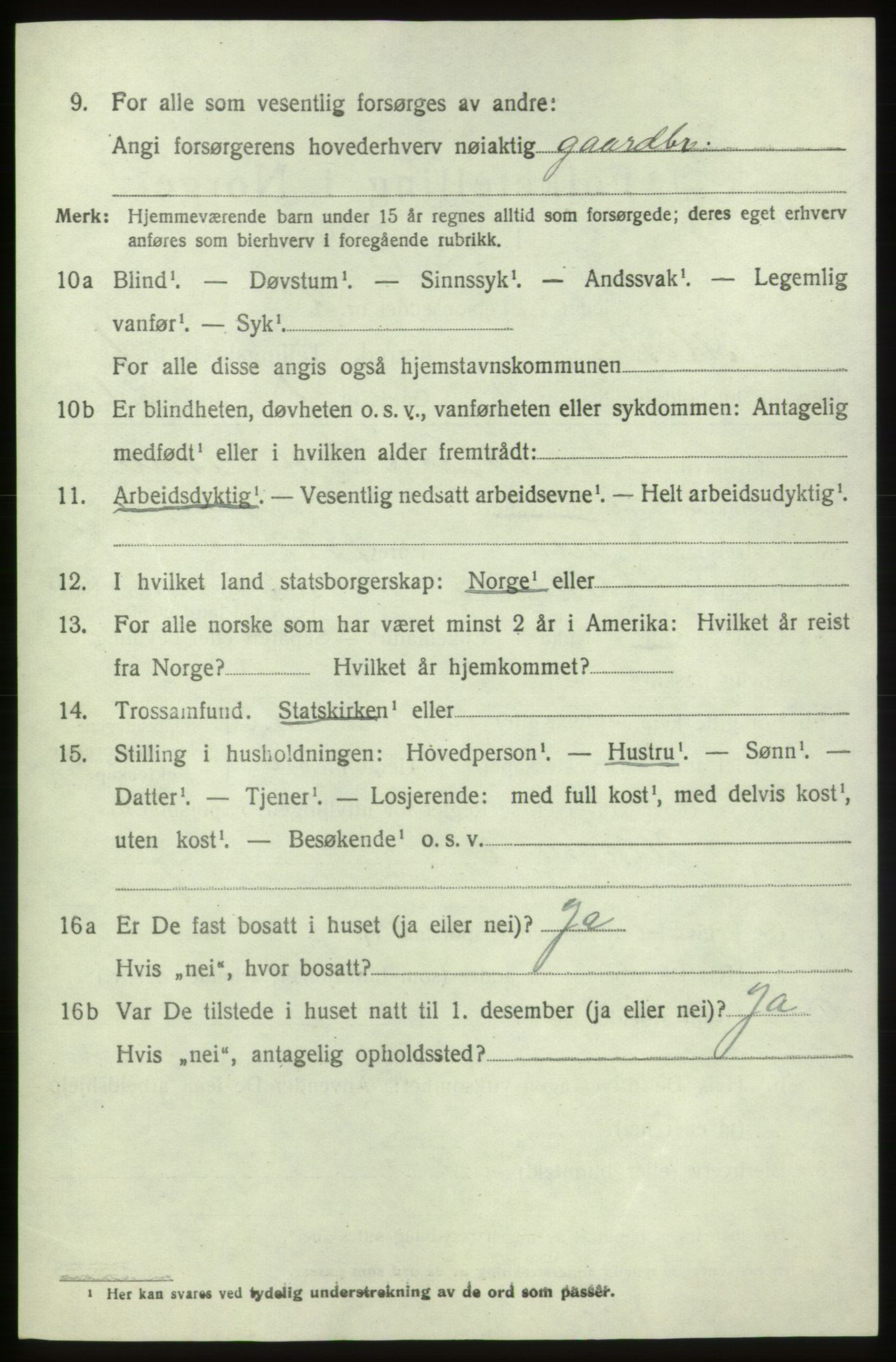 SAB, 1920 census for Moster, 1920, p. 472