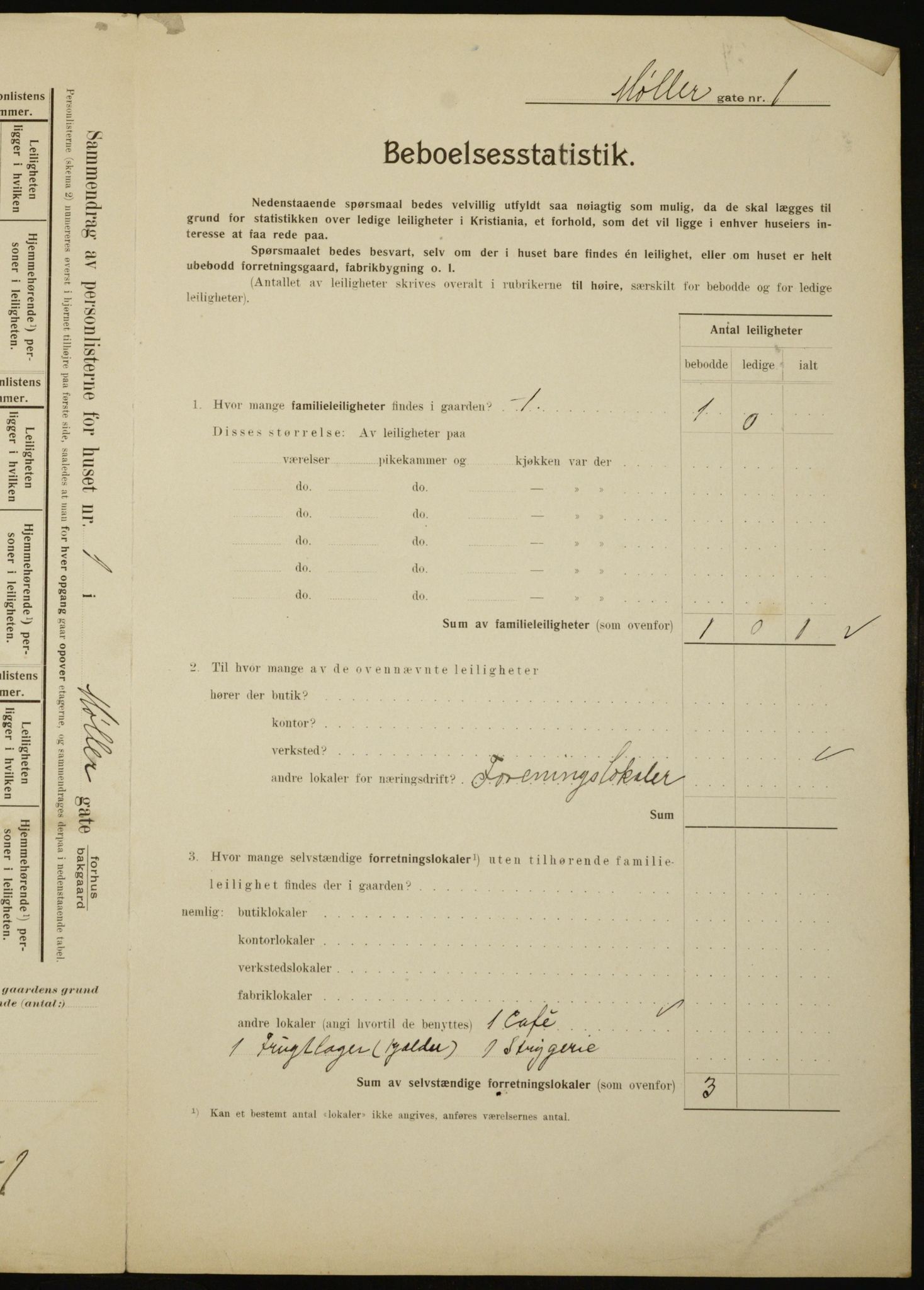 OBA, Municipal Census 1910 for Kristiania, 1910, p. 66037