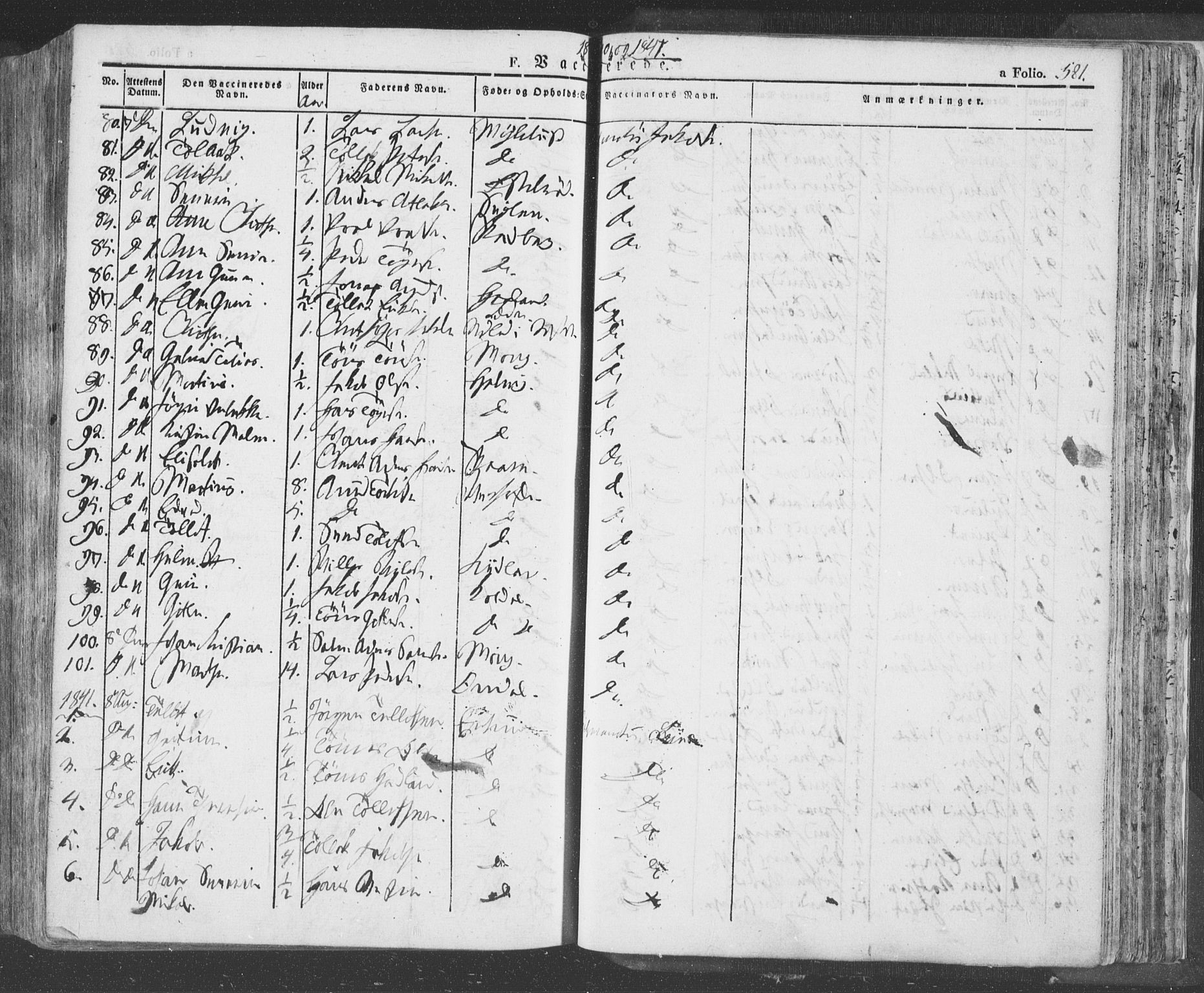Eigersund sokneprestkontor, SAST/A-101807/S08/L0009: Parish register (official) no. A 9, 1827-1850, p. 581