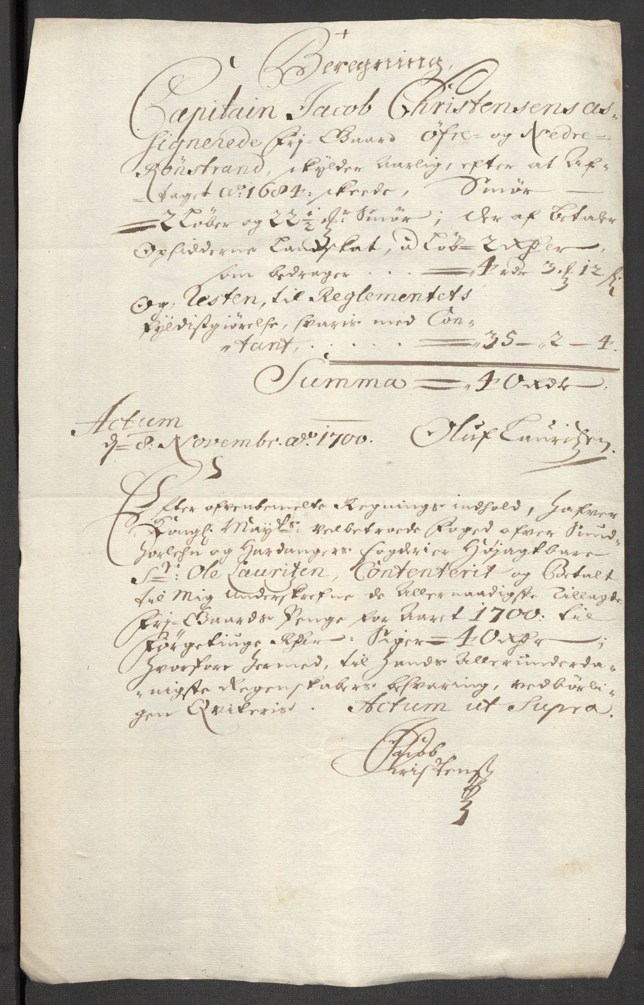 Rentekammeret inntil 1814, Reviderte regnskaper, Fogderegnskap, AV/RA-EA-4092/R48/L2979: Fogderegnskap Sunnhordland og Hardanger, 1700-1701, p. 264