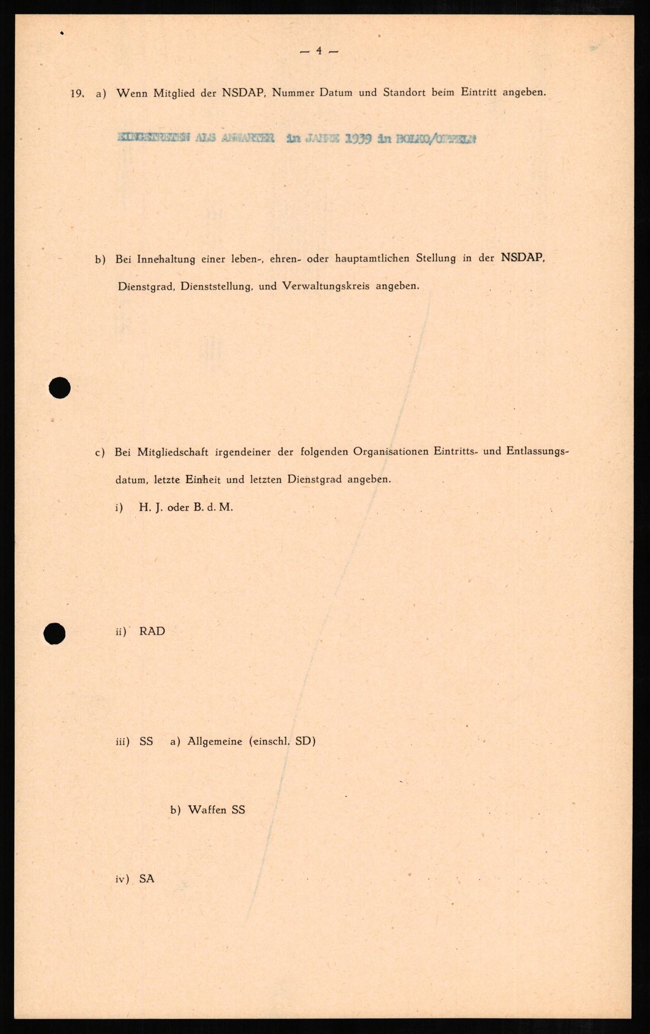 Forsvaret, Forsvarets overkommando II, AV/RA-RAFA-3915/D/Db/L0006: CI Questionaires. Tyske okkupasjonsstyrker i Norge. Tyskere., 1945-1946, p. 365