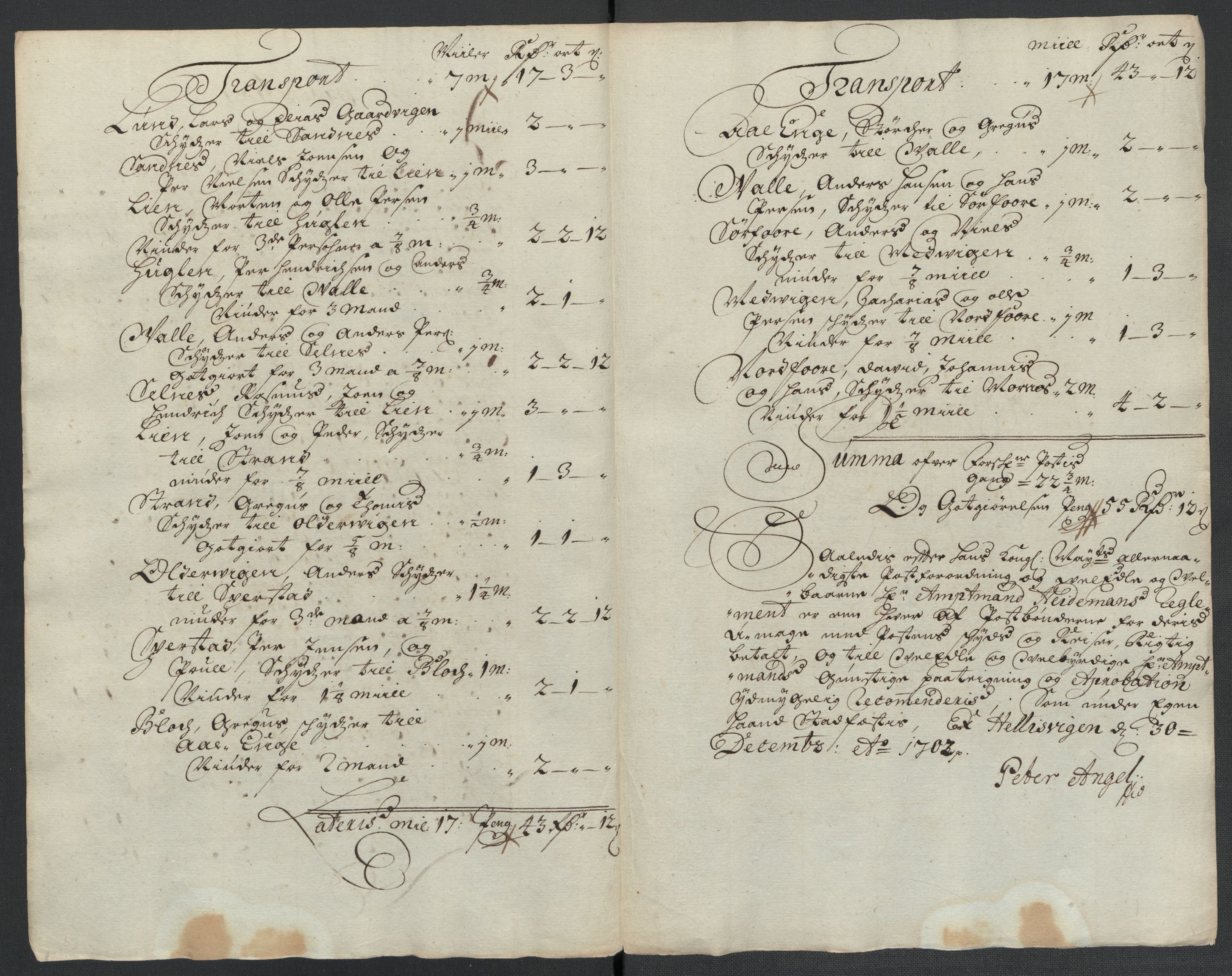 Rentekammeret inntil 1814, Reviderte regnskaper, Fogderegnskap, RA/EA-4092/R65/L4508: Fogderegnskap Helgeland, 1702-1705, p. 109