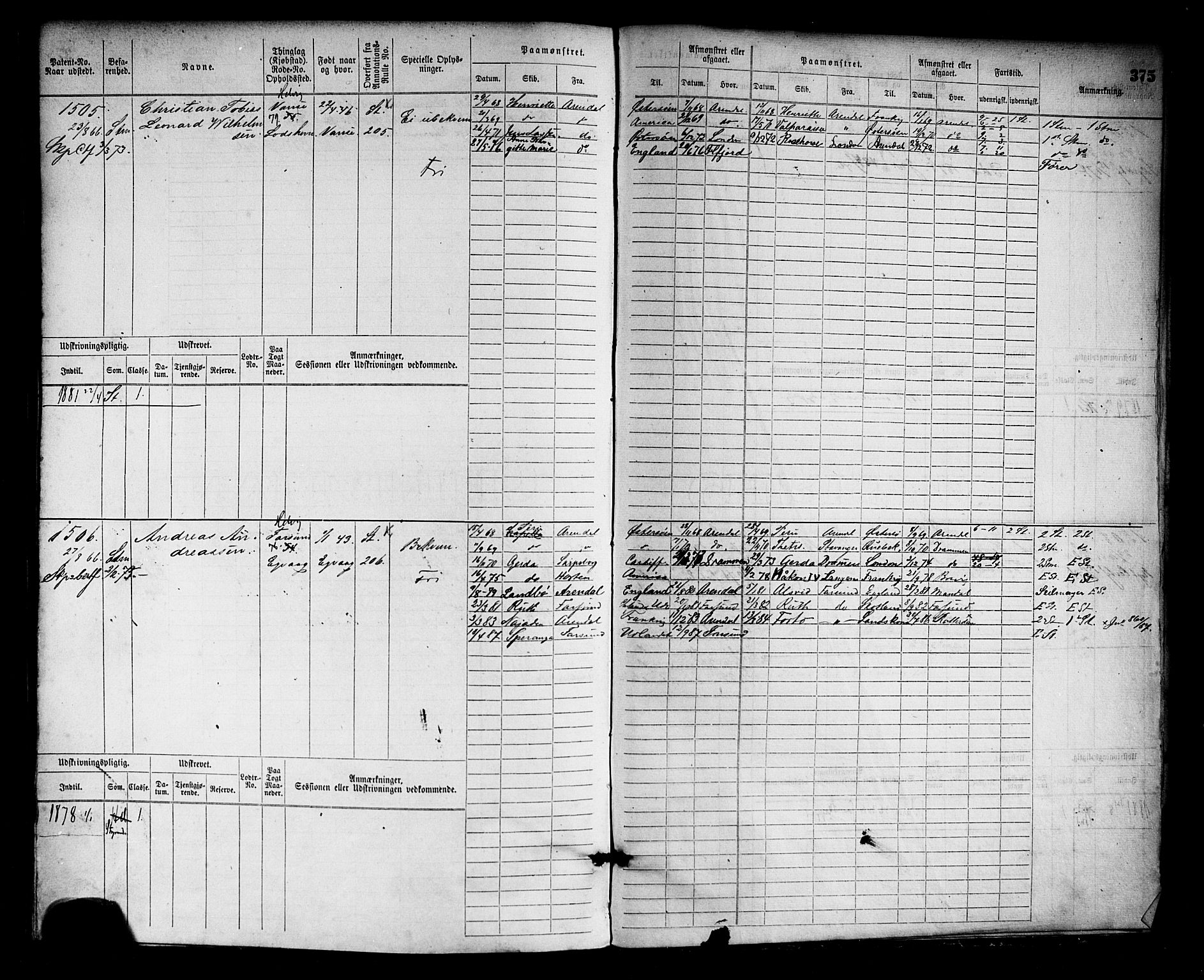 Farsund mønstringskrets, AV/SAK-2031-0017/F/Fb/L0002: Hovedrulle nr 759-1508, M-5, 1868-1900, p. 380