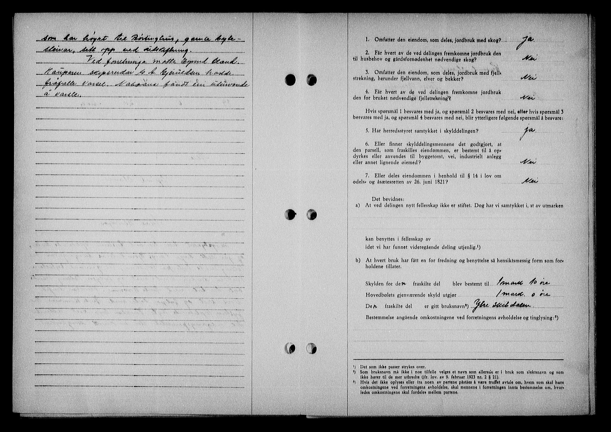 Nedenes sorenskriveri, AV/SAK-1221-0006/G/Gb/Gba/L0049: Mortgage book no. A-III, 1941-1942, Diary no: : 439/1942