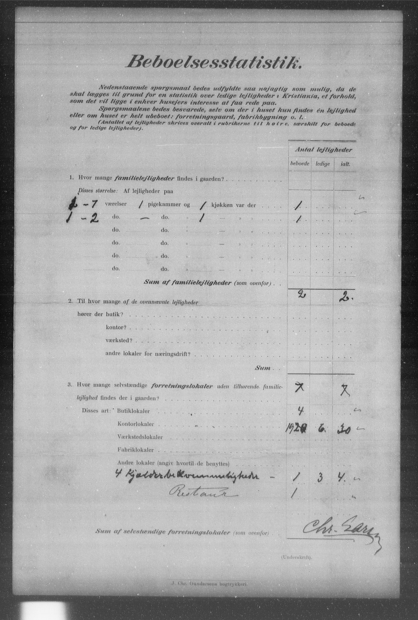OBA, Municipal Census 1903 for Kristiania, 1903, p. 19872