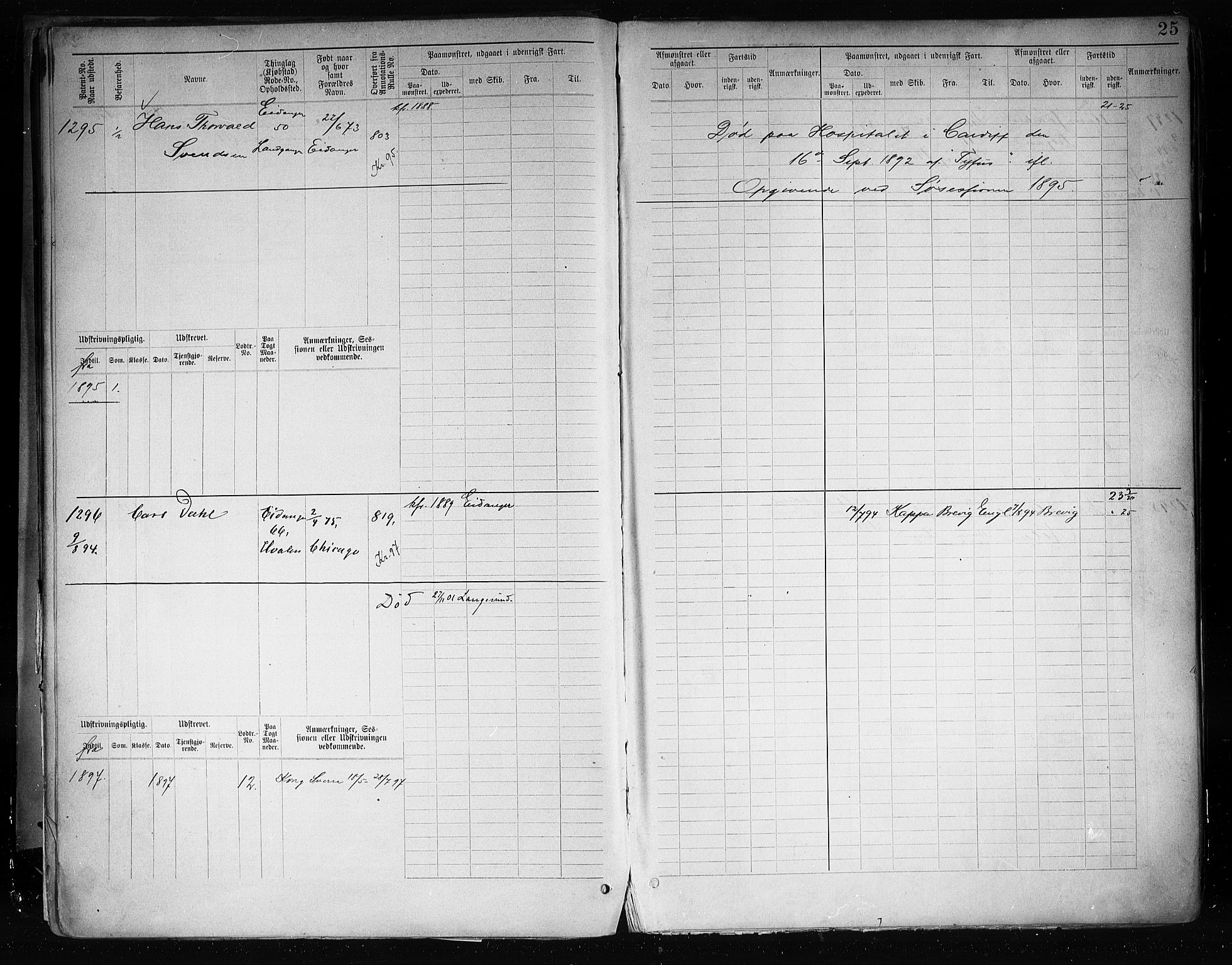 Brevik innrulleringskontor, SAKO/A-833/F/Fb/L0005: Hovedrulle, 1892-1916, p. 29