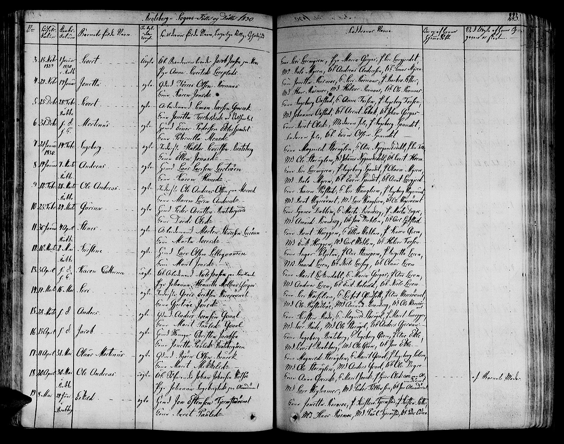 Ministerialprotokoller, klokkerbøker og fødselsregistre - Sør-Trøndelag, SAT/A-1456/606/L0289: Parish register (official) no. 606A04 /4, 1826-1840, p. 223
