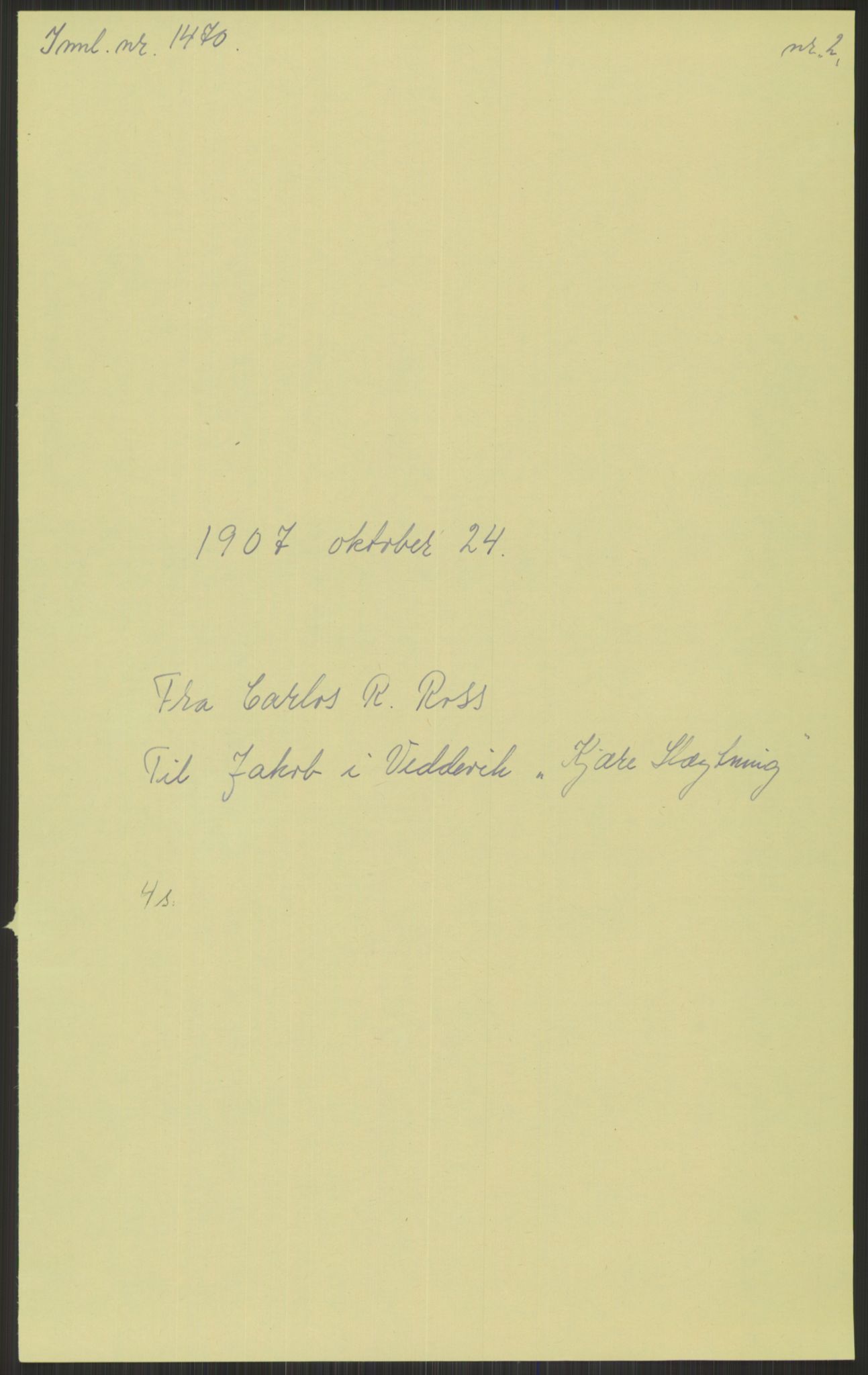 Samlinger til kildeutgivelse, Amerikabrevene, AV/RA-EA-4057/F/L0033: Innlån fra Sogn og Fjordane. Innlån fra Møre og Romsdal, 1838-1914, p. 13