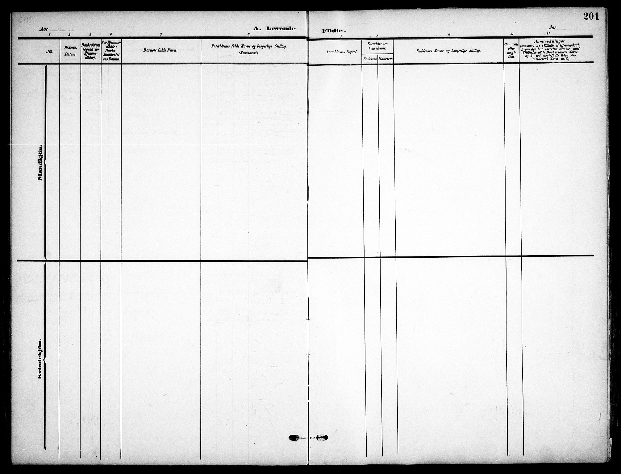 Skedsmo prestekontor Kirkebøker, AV/SAO-A-10033a/F/Fa/L0015: Parish register (official) no. I 15, 1902-1917, p. 201