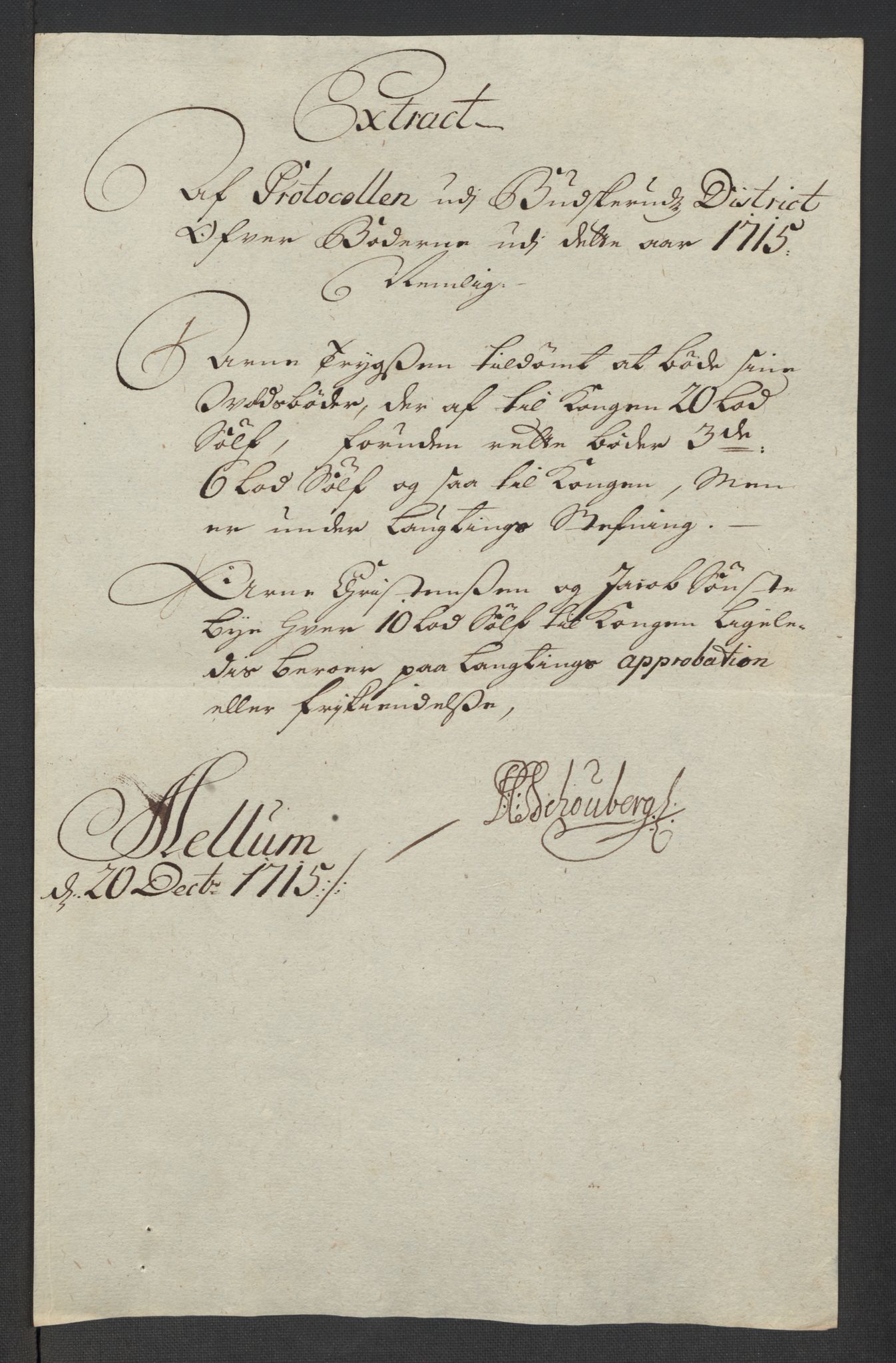 Rentekammeret inntil 1814, Reviderte regnskaper, Fogderegnskap, AV/RA-EA-4092/R31/L1710: Fogderegnskap Hurum, Røyken, Eiker, Lier og Buskerud, 1715-1716, p. 112