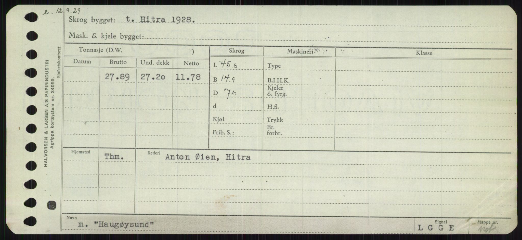 Sjøfartsdirektoratet med forløpere, Skipsmålingen, AV/RA-S-1627/H/Ha/L0002/0002: Fartøy, Eik-Hill / Fartøy, G-Hill, p. 555