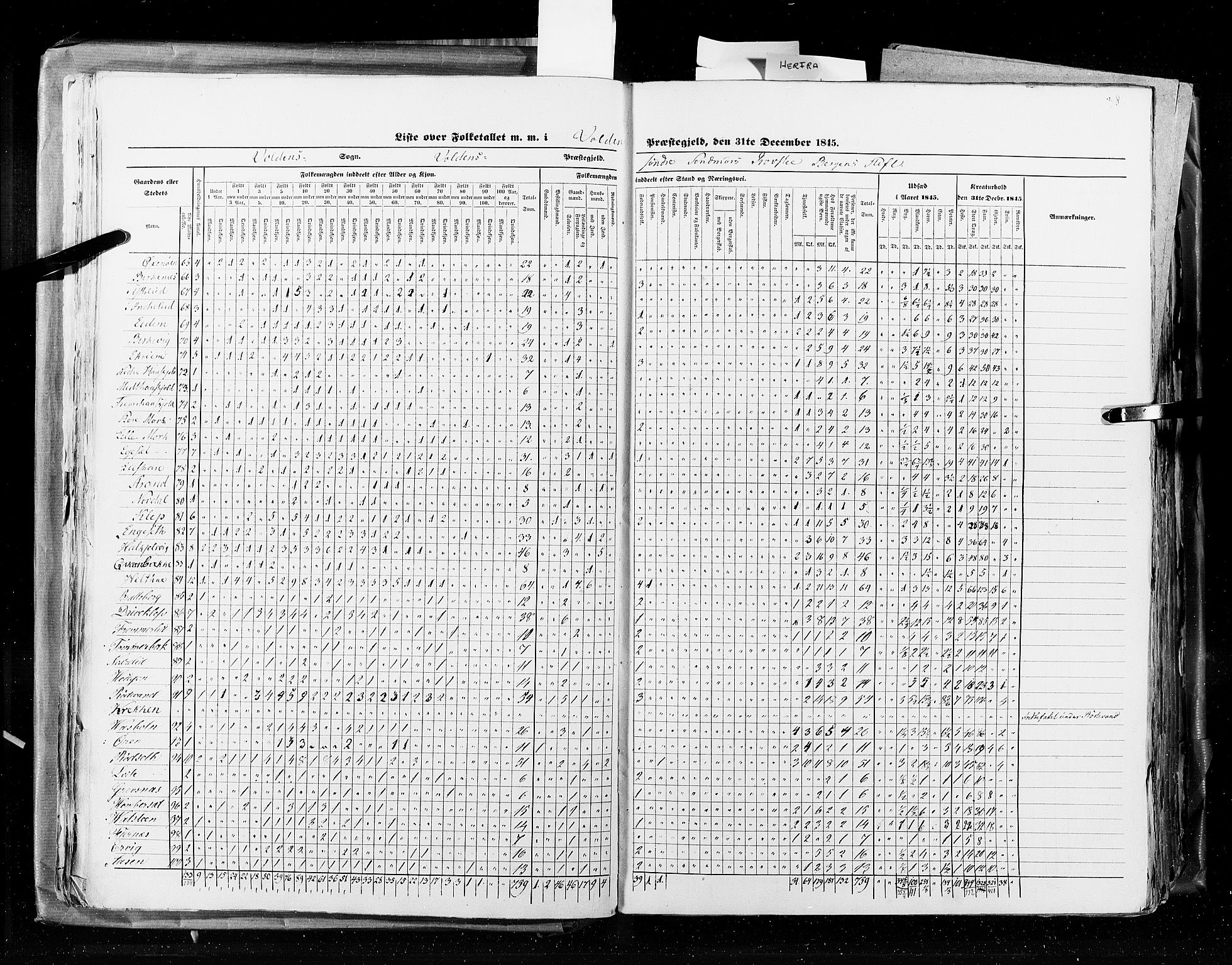 RA, Census 1845, vol. 8: Romsdal amt og Søndre Trondhjems amt, 1845, p. 38