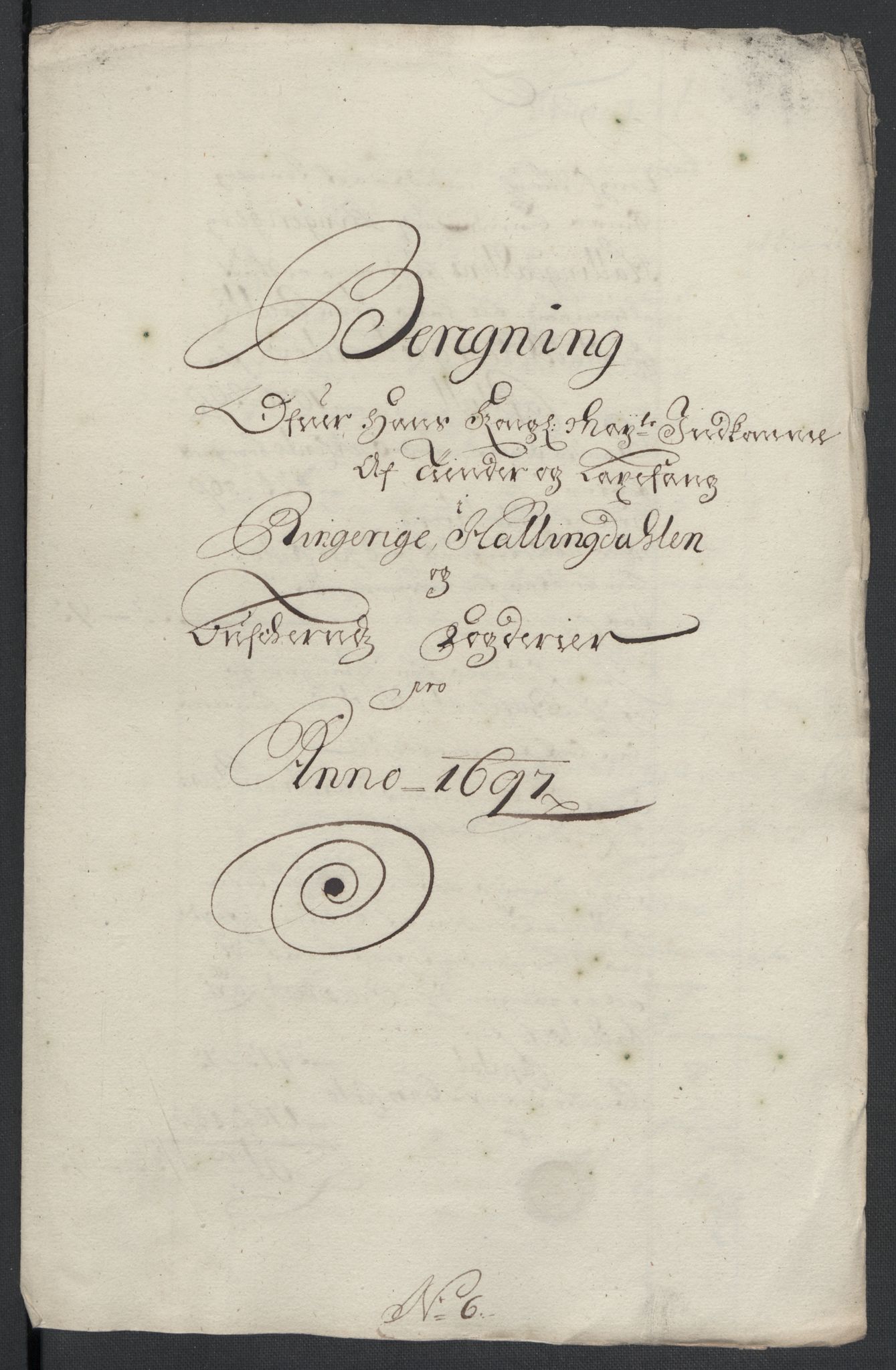 Rentekammeret inntil 1814, Reviderte regnskaper, Fogderegnskap, RA/EA-4092/R22/L1454: Fogderegnskap Ringerike, Hallingdal og Buskerud, 1697, p. 253
