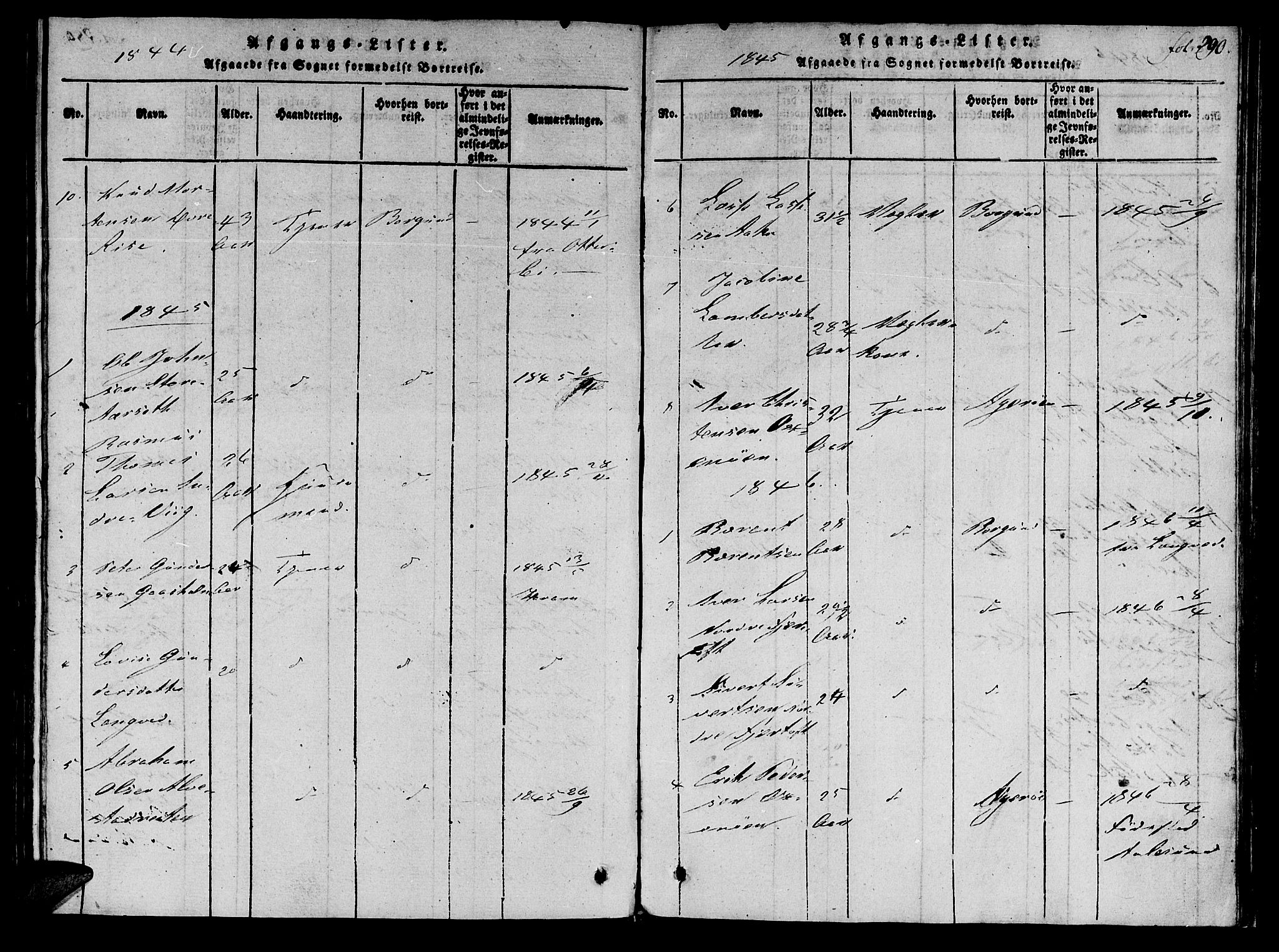 Ministerialprotokoller, klokkerbøker og fødselsregistre - Møre og Romsdal, SAT/A-1454/536/L0495: Parish register (official) no. 536A04, 1818-1847, p. 290