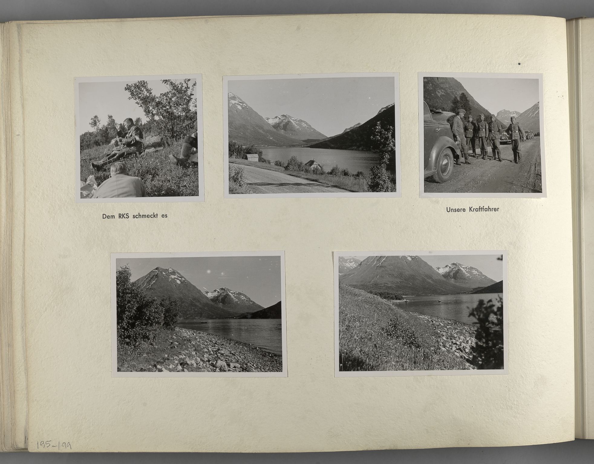 Tyske arkiver, Reichskommissariat, Bildarchiv, AV/RA-RAFA-3309/U/L0071: Fotoalbum: Mit dem Reichskommissar nach Nordnorwegen und Finnland 10. bis 27. Juli 1942, 1942, p. 82