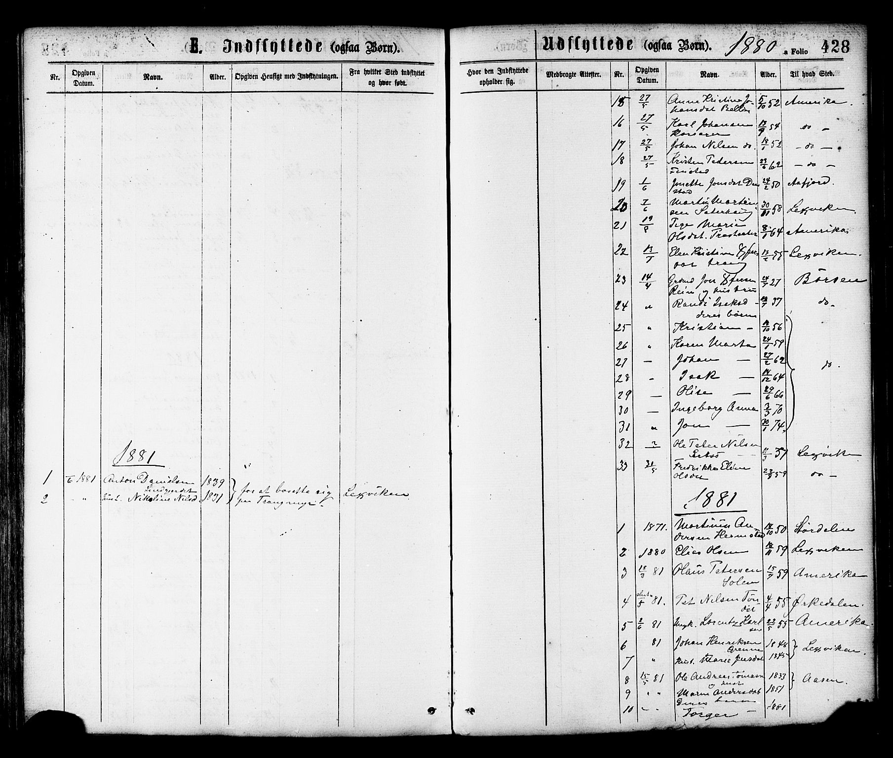 Ministerialprotokoller, klokkerbøker og fødselsregistre - Sør-Trøndelag, SAT/A-1456/646/L0613: Parish register (official) no. 646A11, 1870-1884, p. 428