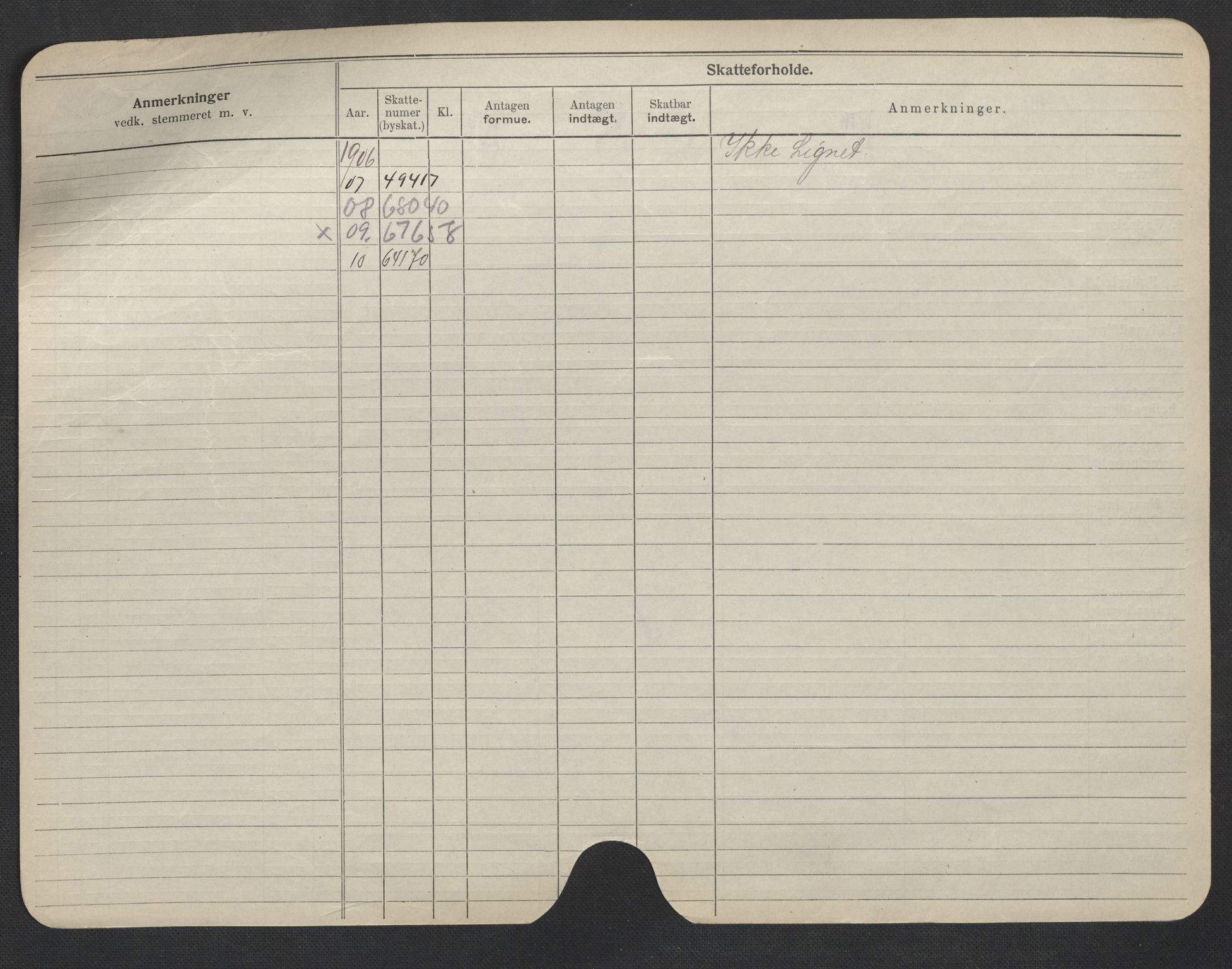 Oslo folkeregister, Registerkort, AV/SAO-A-11715/F/Fa/Fac/L0007: Menn, 1906-1914, p. 605b