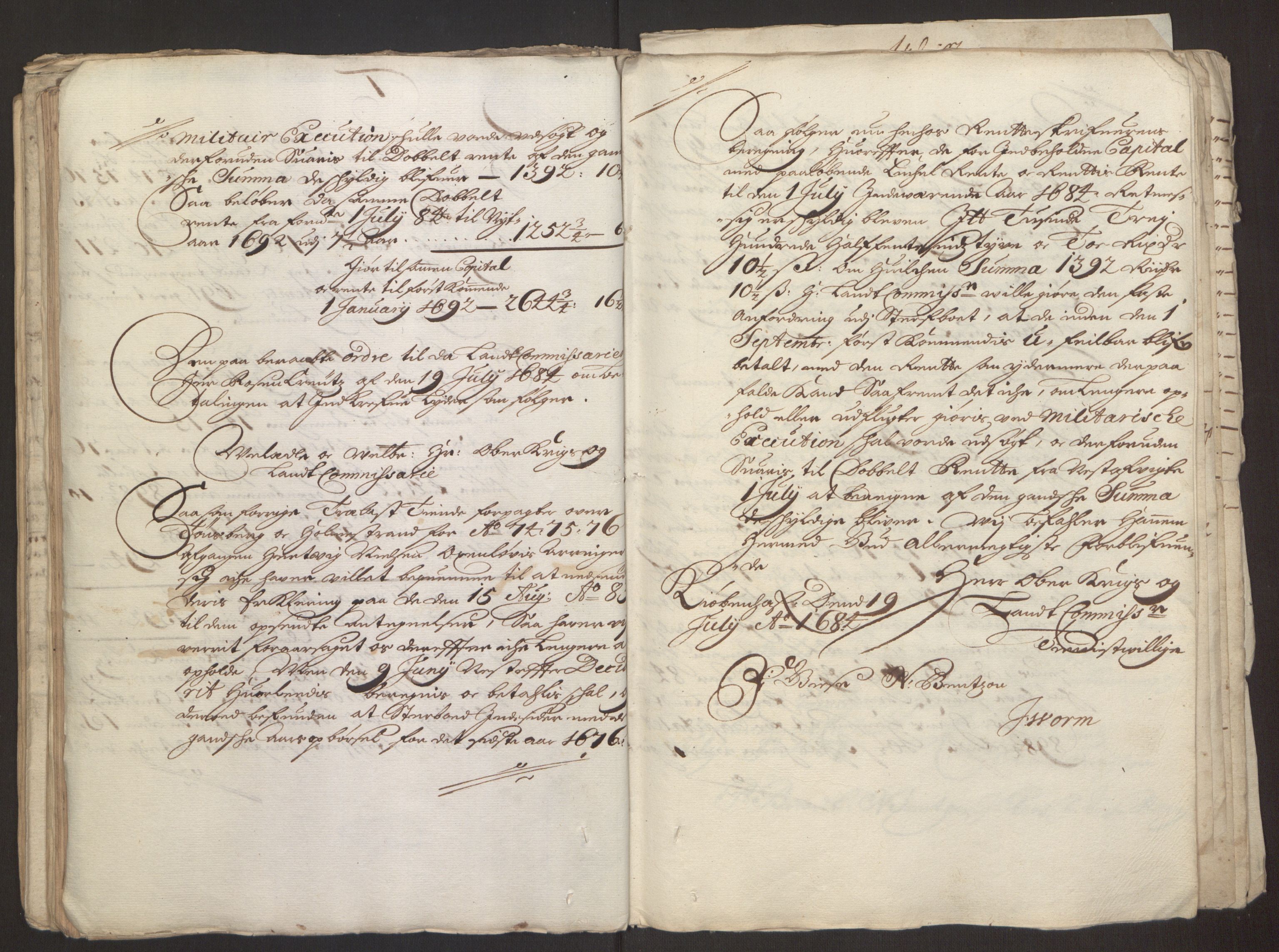 Rentekammeret inntil 1814, Reviderte regnskaper, Fogderegnskap, RA/EA-4092/R32/L1843: Fogderegnskap Jarlsberg grevskap, 1674-1675, p. 93