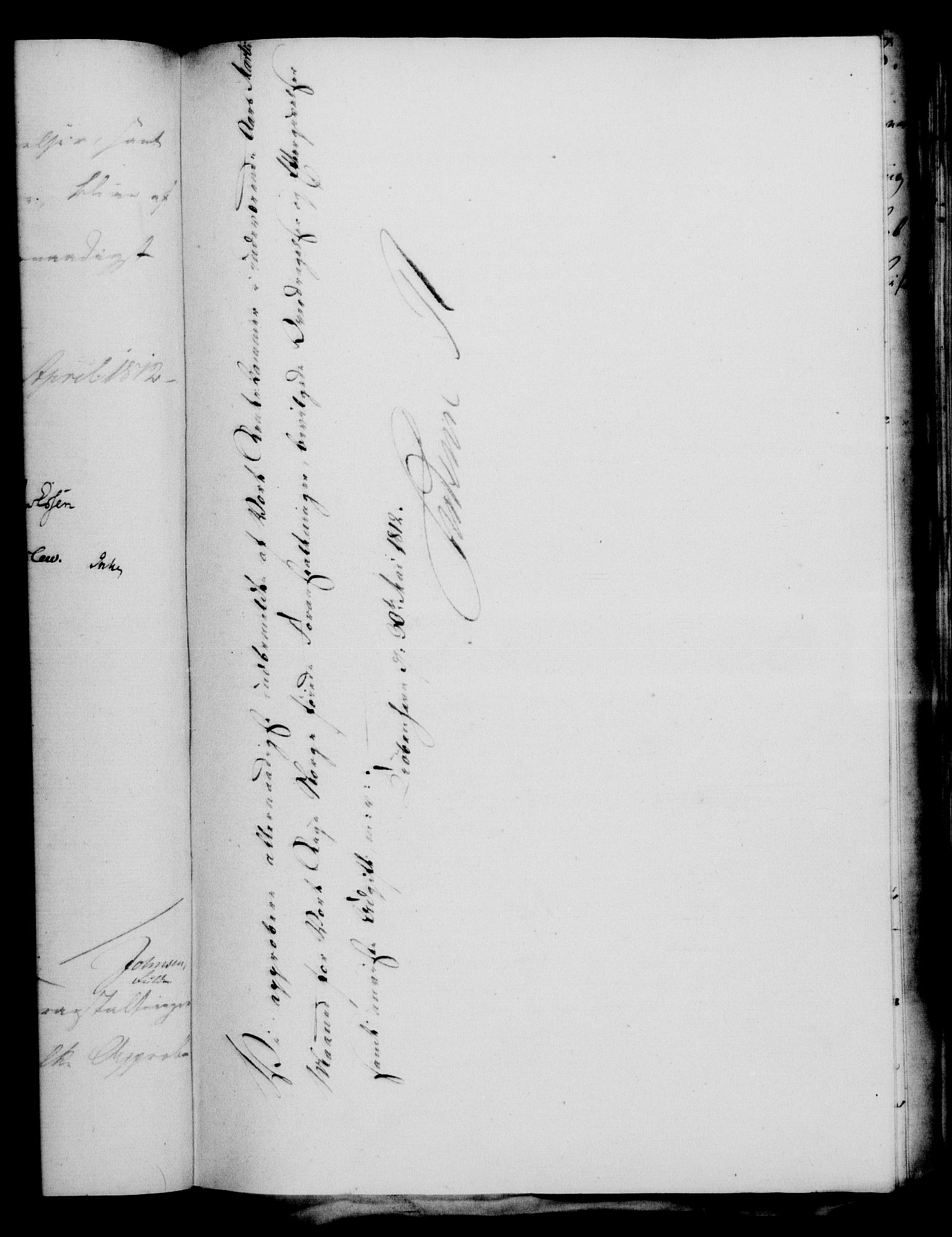 Rentekammeret, Kammerkanselliet, RA/EA-3111/G/Gf/Gfa/L0094: Norsk relasjons- og resolusjonsprotokoll (merket RK 52.94), 1812, p. 254