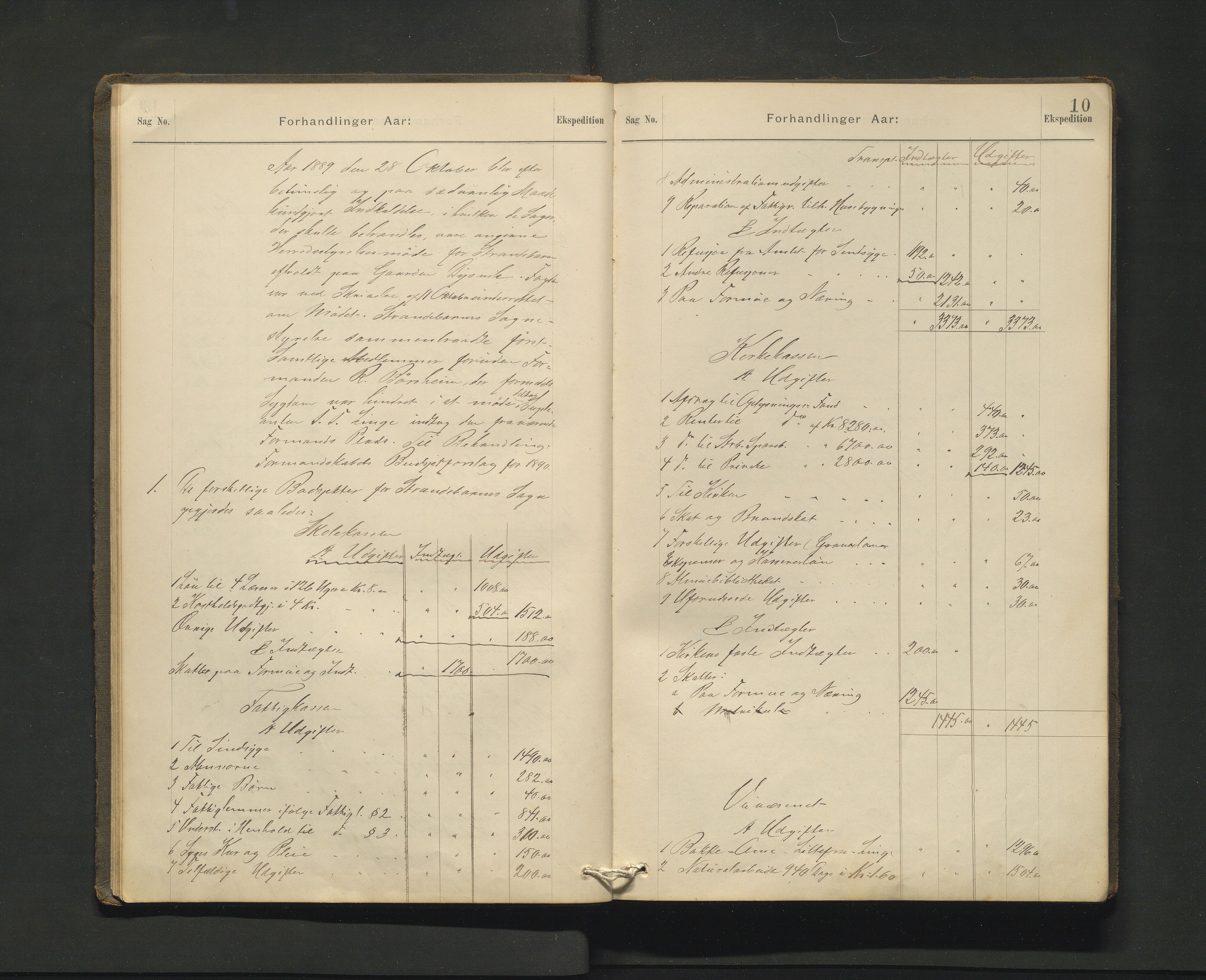 Strandebarm kommune. Formannskapet, IKAH/1226-021/A/Aa/L0003: Møtebok for Strandebarm formannskap og heradsstyre, 1889-1894, p. 8