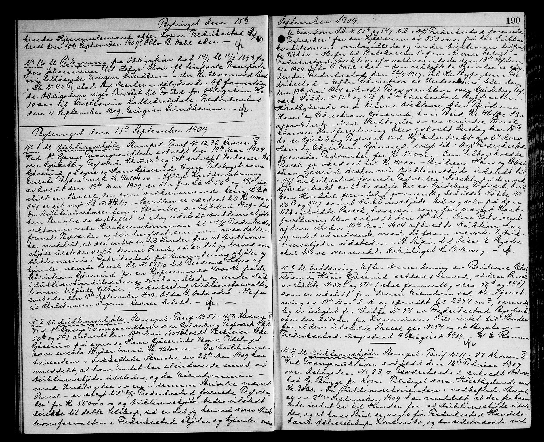 Fredrikstad byfogd, AV/SAO-A-10473a/G/Ga/Gab/L0013: Mortgage book no. II 13, 1908-1912, Deed date: 15.09.1909