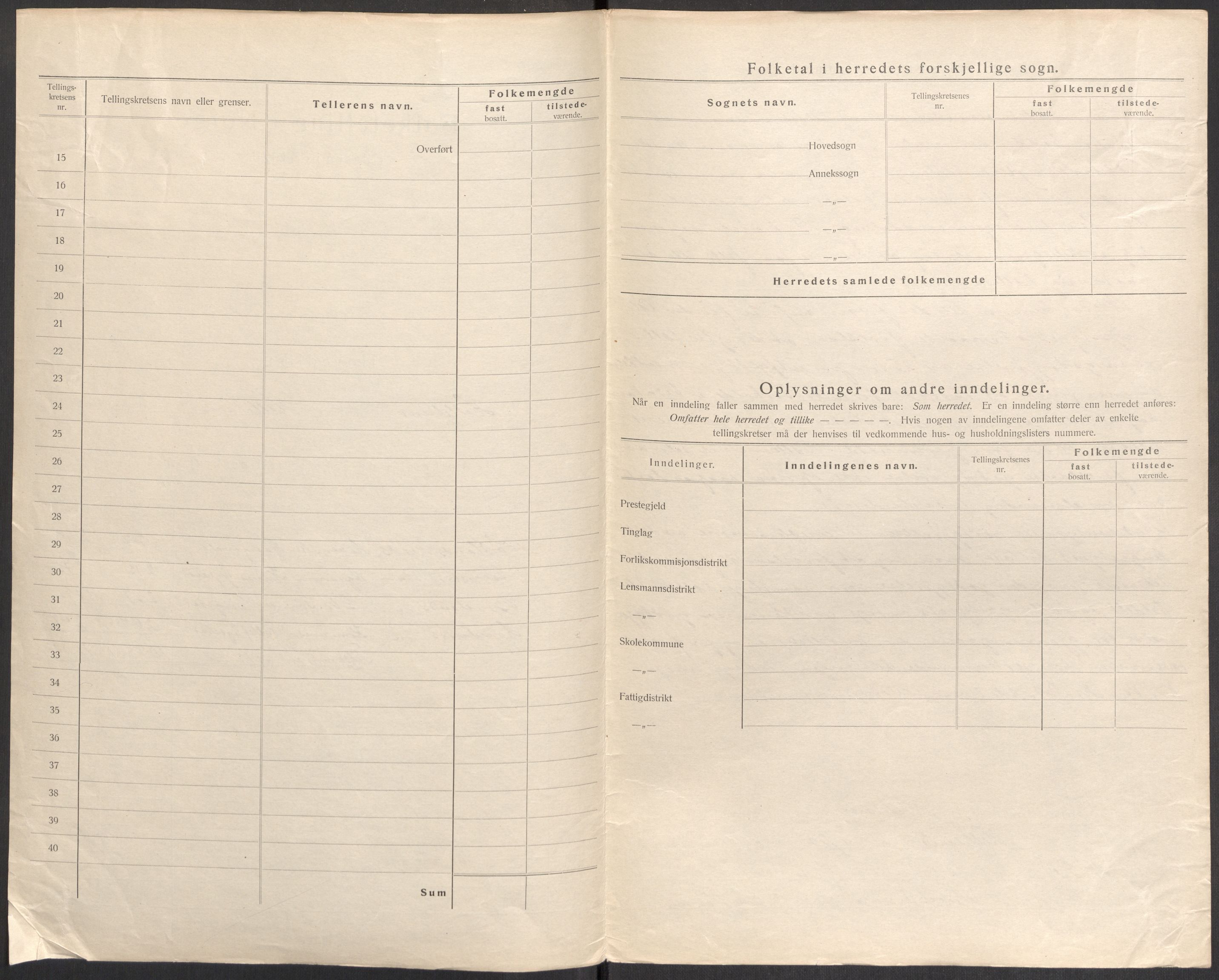 SAST, 1920 census for Helleland, 1920, p. 11