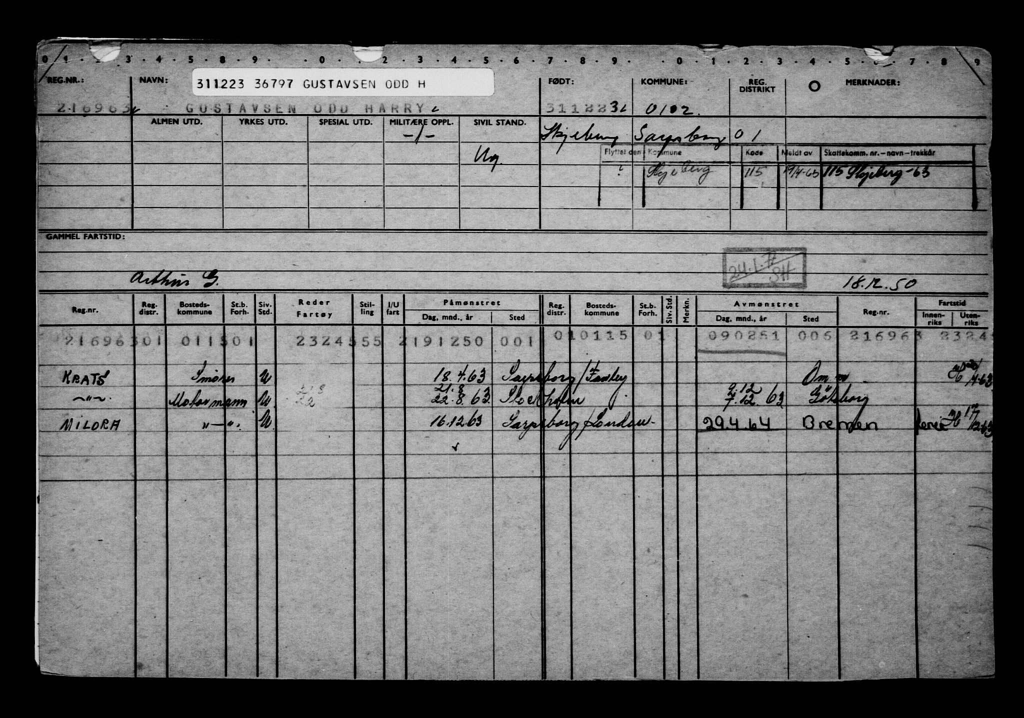 Direktoratet for sjømenn, AV/RA-S-3545/G/Gb/L0226: Hovedkort, 1923-1924, p. 223