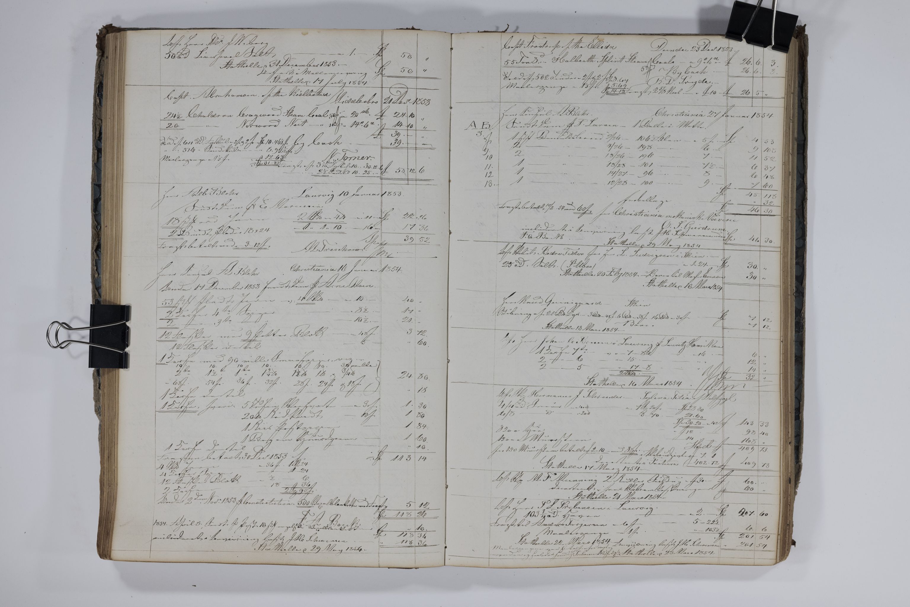 Blehr/ Kjellestad, TEMU/TGM-A-1212/R/Rf/L0003: Fakturabog, 1846-1865, p. 111