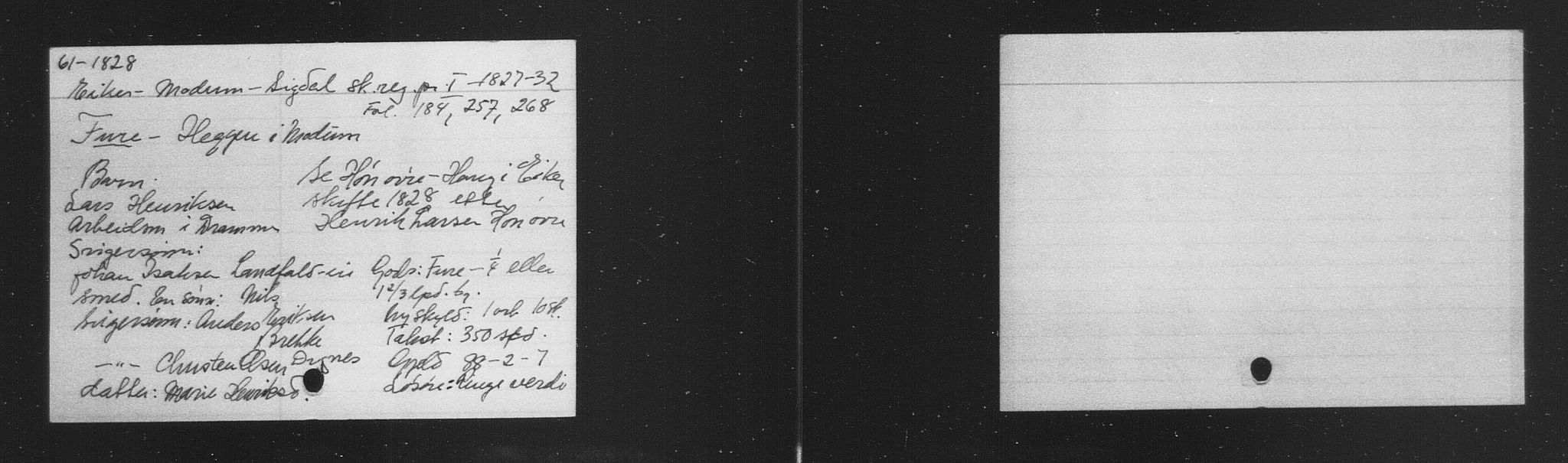 Eiker, Modum og Sigdal sorenskriveri, AV/SAKO-A-123/H, 1676-1828, p. 1289