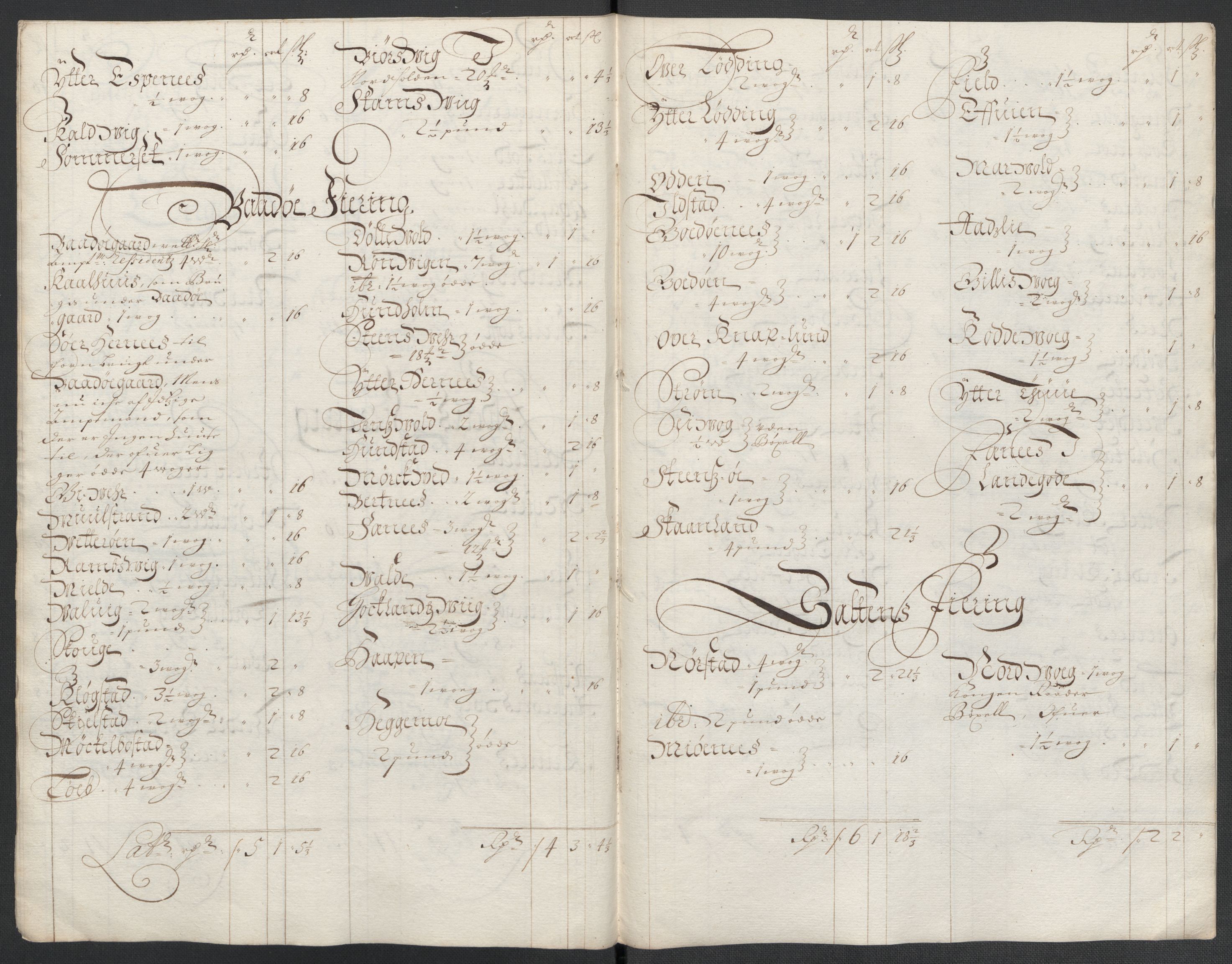 Rentekammeret inntil 1814, Reviderte regnskaper, Fogderegnskap, AV/RA-EA-4092/R66/L4579: Fogderegnskap Salten, 1697-1700, p. 115