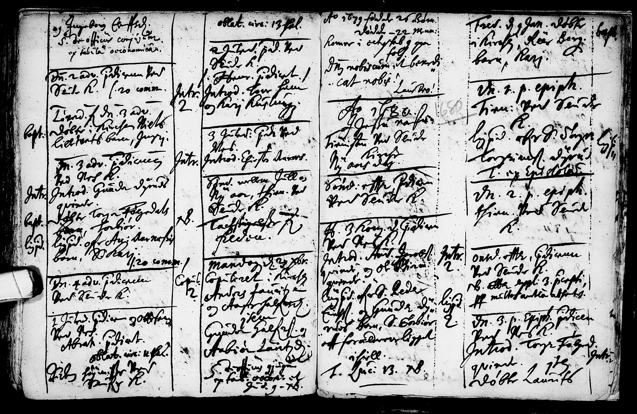 Sauherad kirkebøker, SAKO/A-298/F/Fa/L0001: Parish register (official) no. I 1, 1649-1681