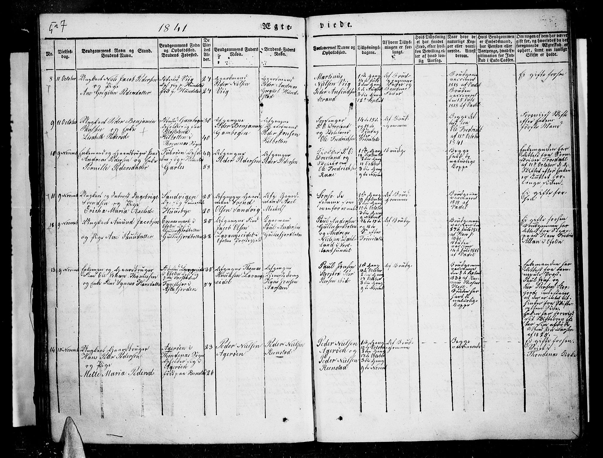 Kvæfjord sokneprestkontor, AV/SATØ-S-1323/G/Ga/Gaa/L0003kirke: Parish register (official) no. 3, 1830-1857, p. 527