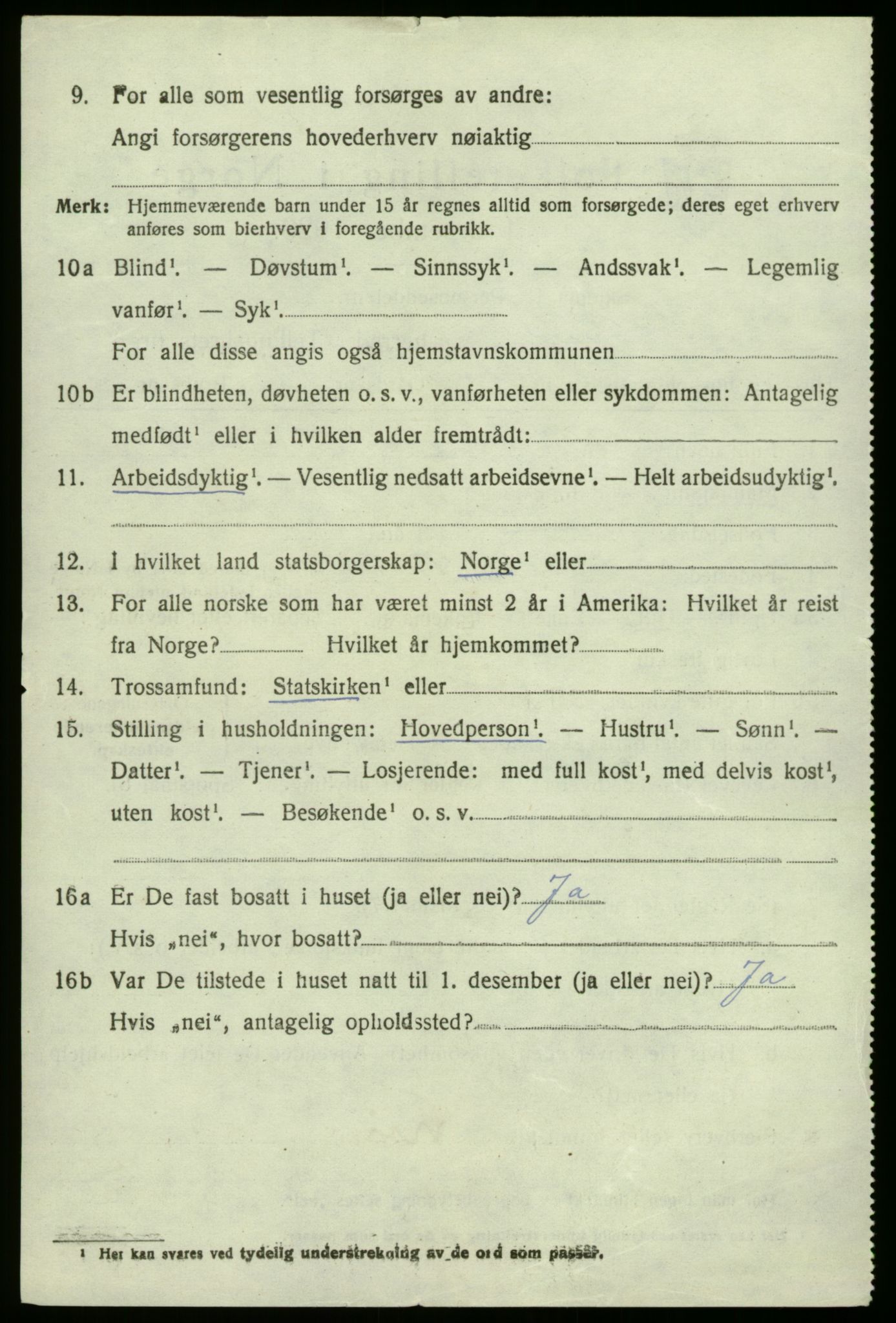 SAB, 1920 census for Fana, 1920, p. 22792